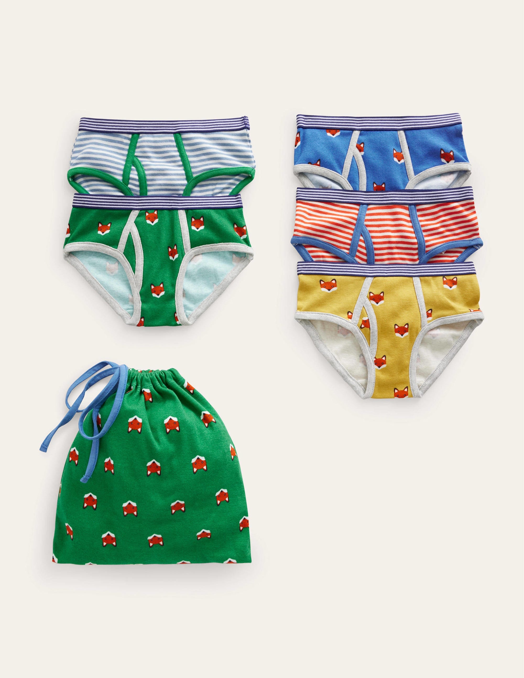 Underwear 5 Pack-Multi Foxes - Image 1