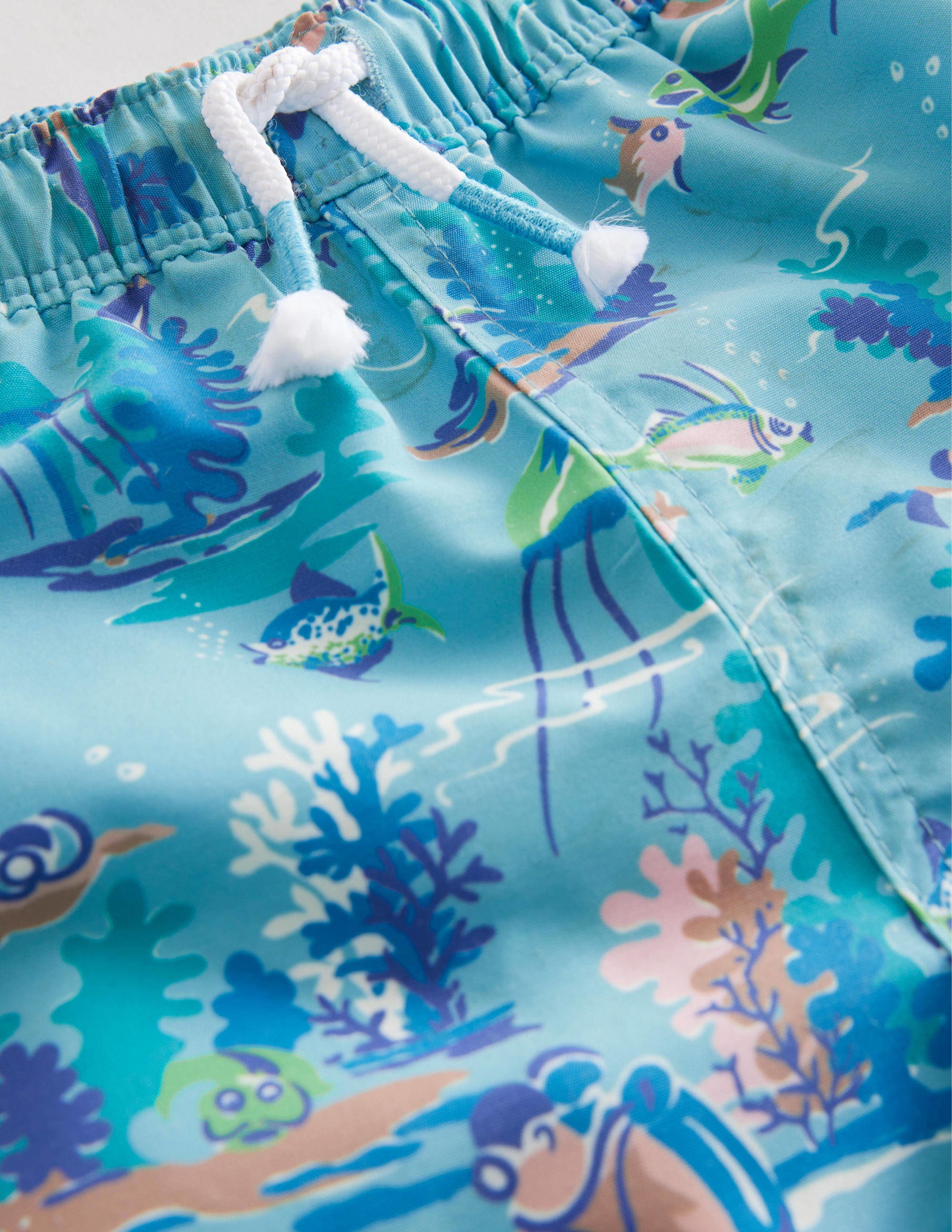 Swim Shorts-Blue Aqua Sea Divers - Image 3