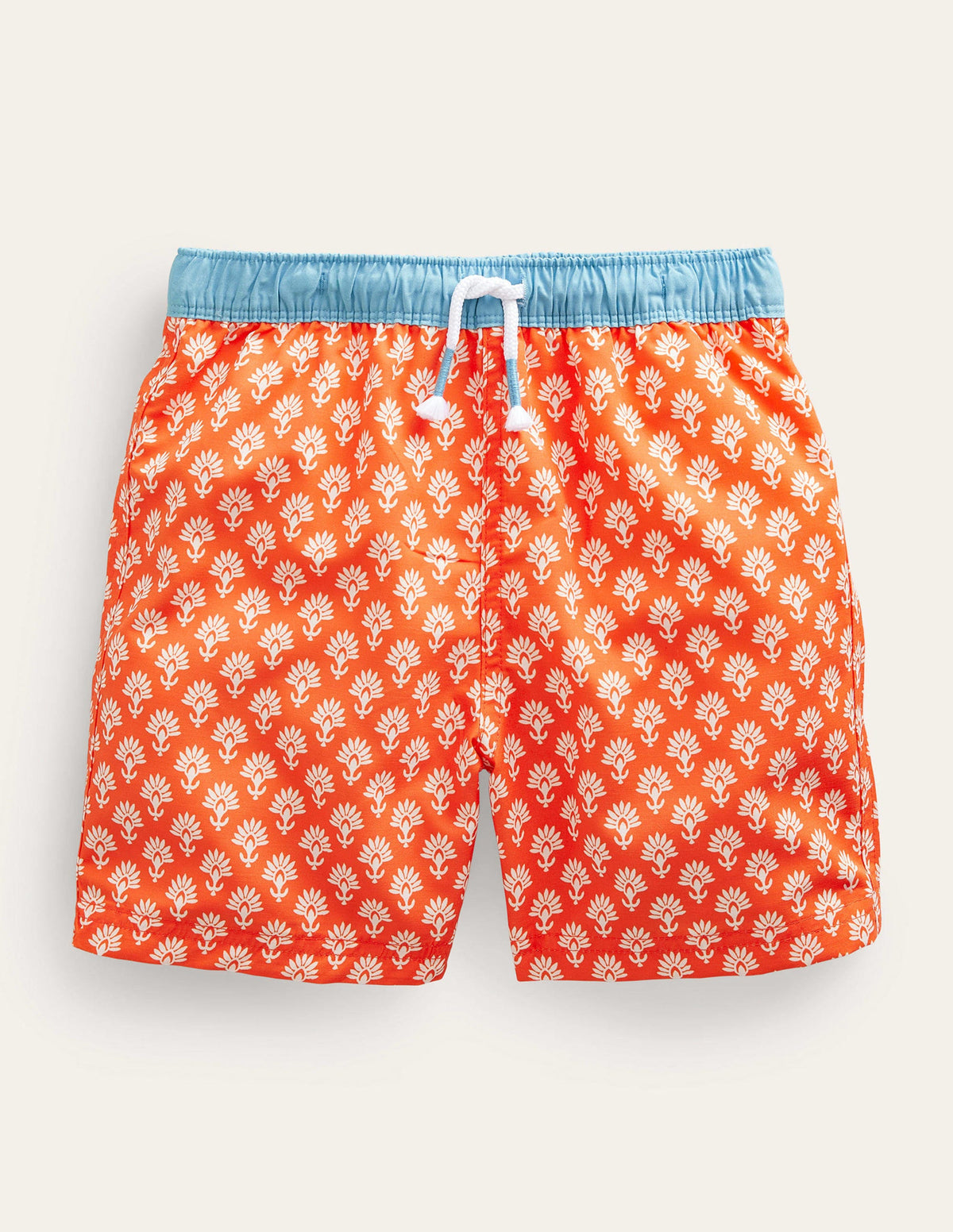 Swim Shorts-Fire Woodblock - Image 1