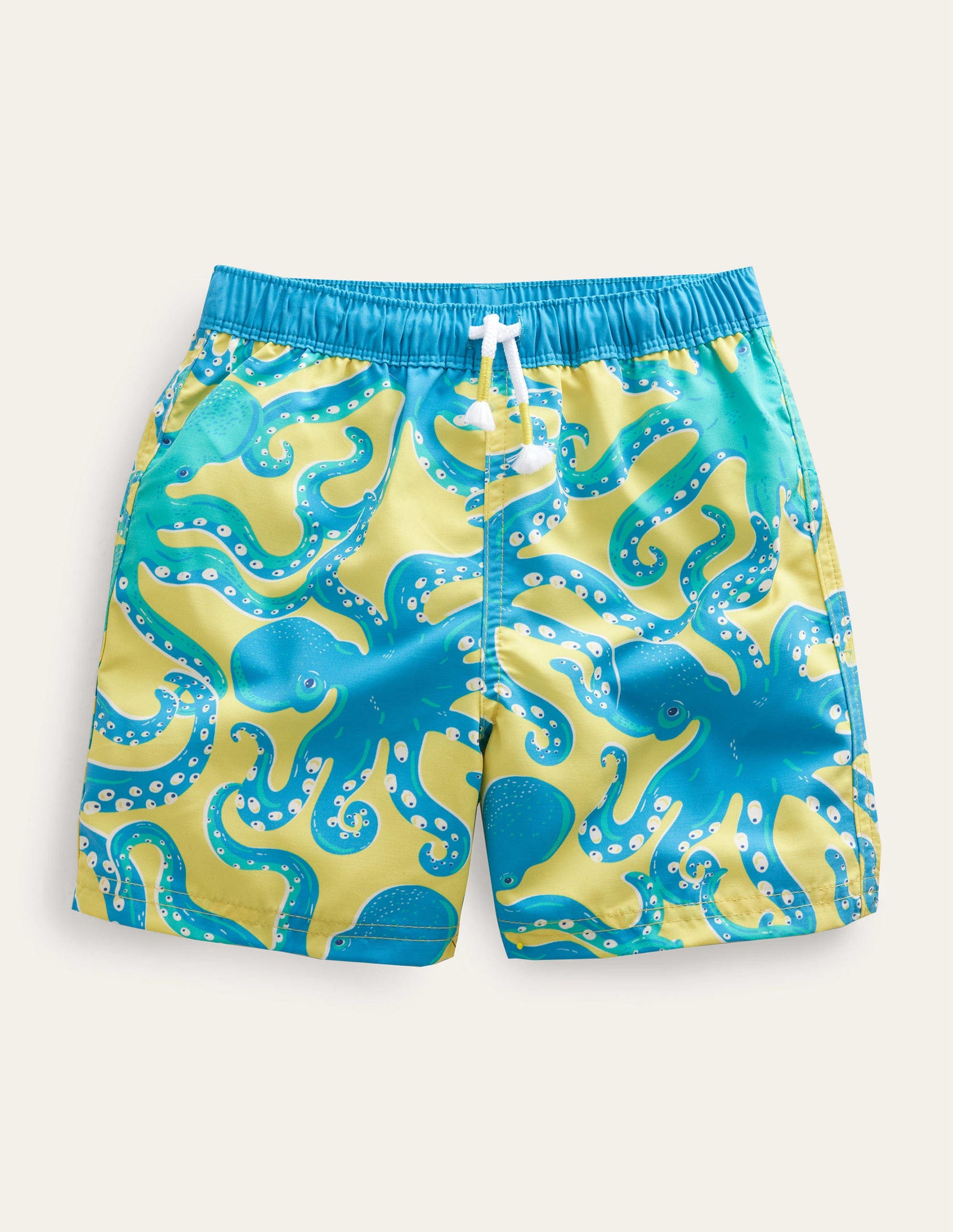 Swim Shorts-Sweetcorn Octopus-1