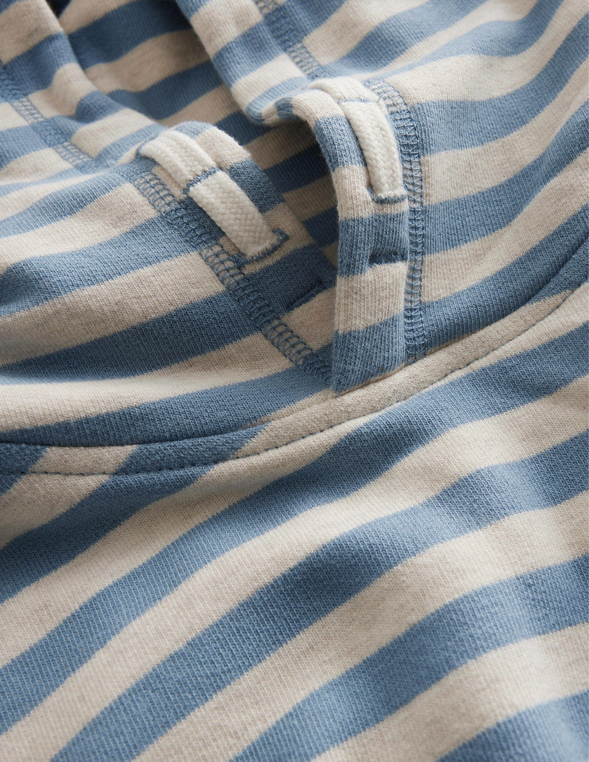Cosy Relaxed Hoodie-Navy/Grey Marl-3