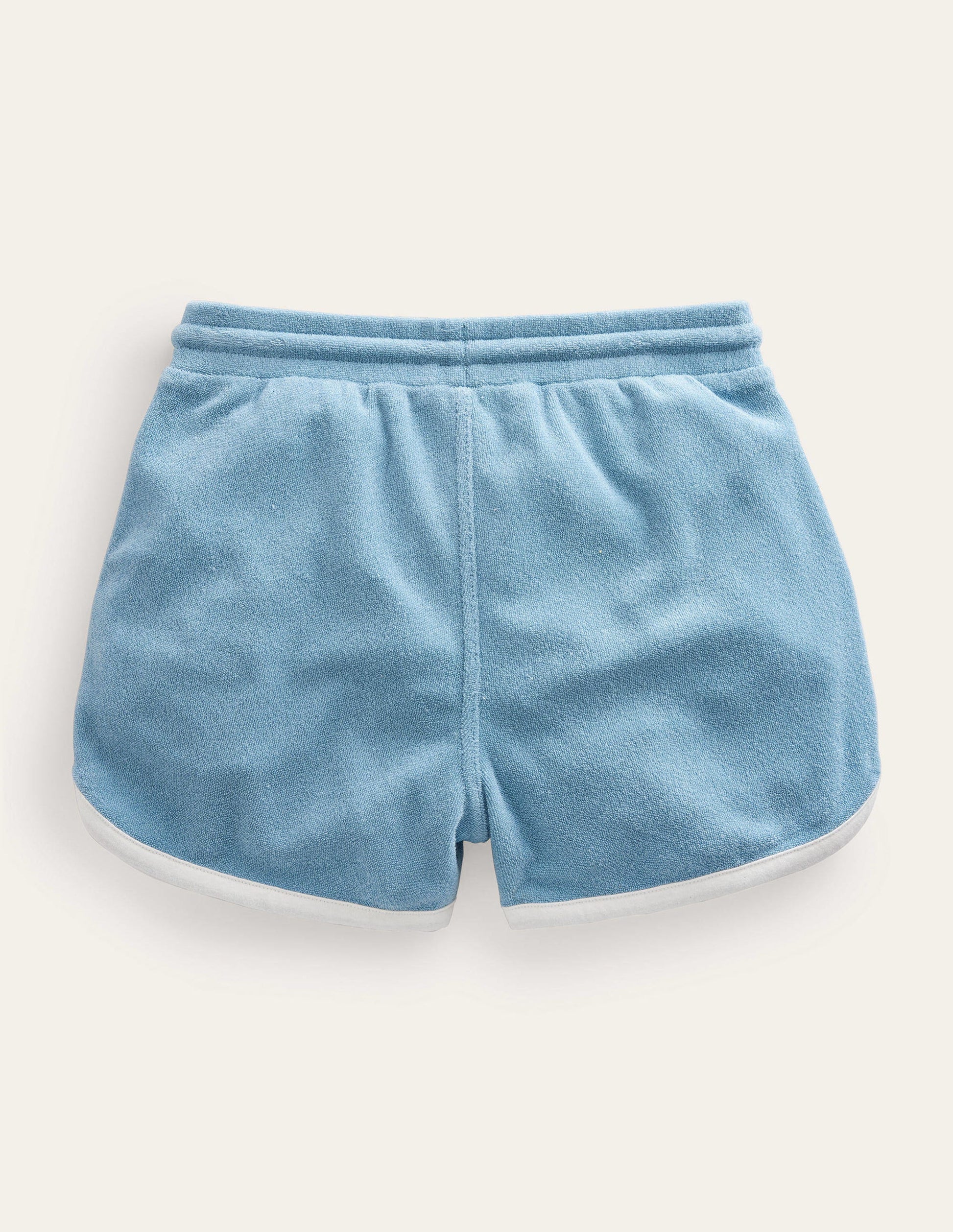 Retro Shorts-Pebble Blue-2