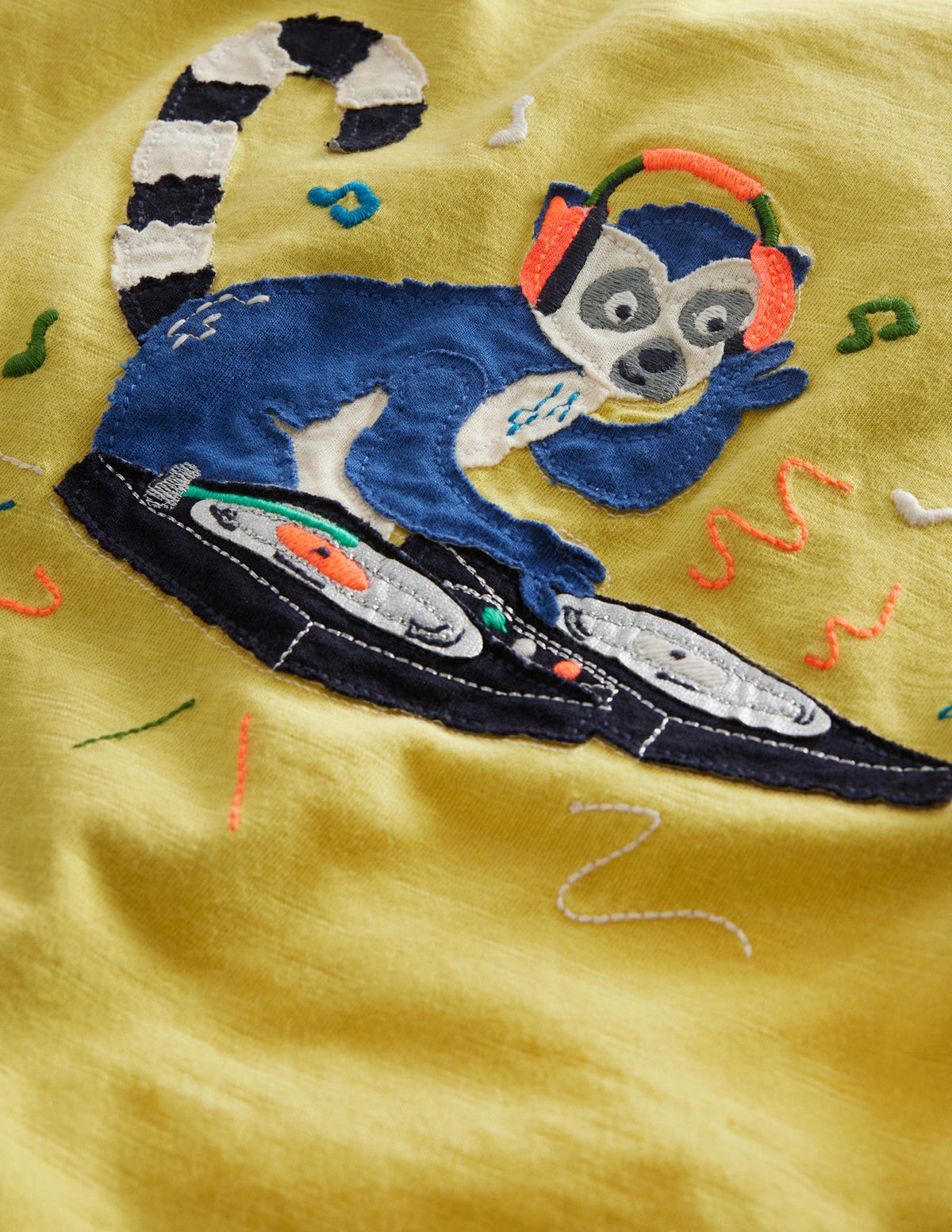 Relaxed Appliqué T-Shirt-Buttercup Yellow - Image 3