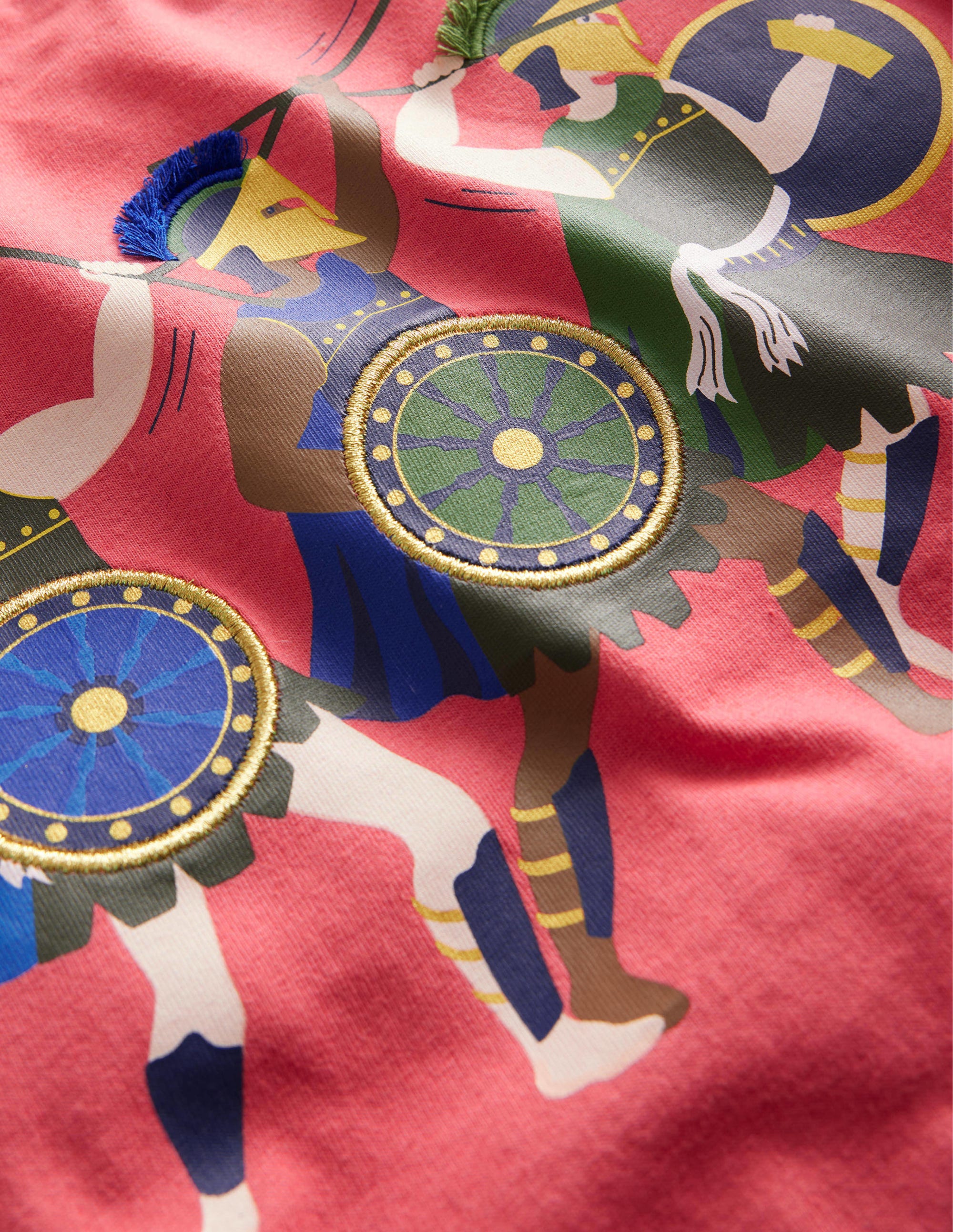 Warrior T-shirt-Jam Red - Image 3