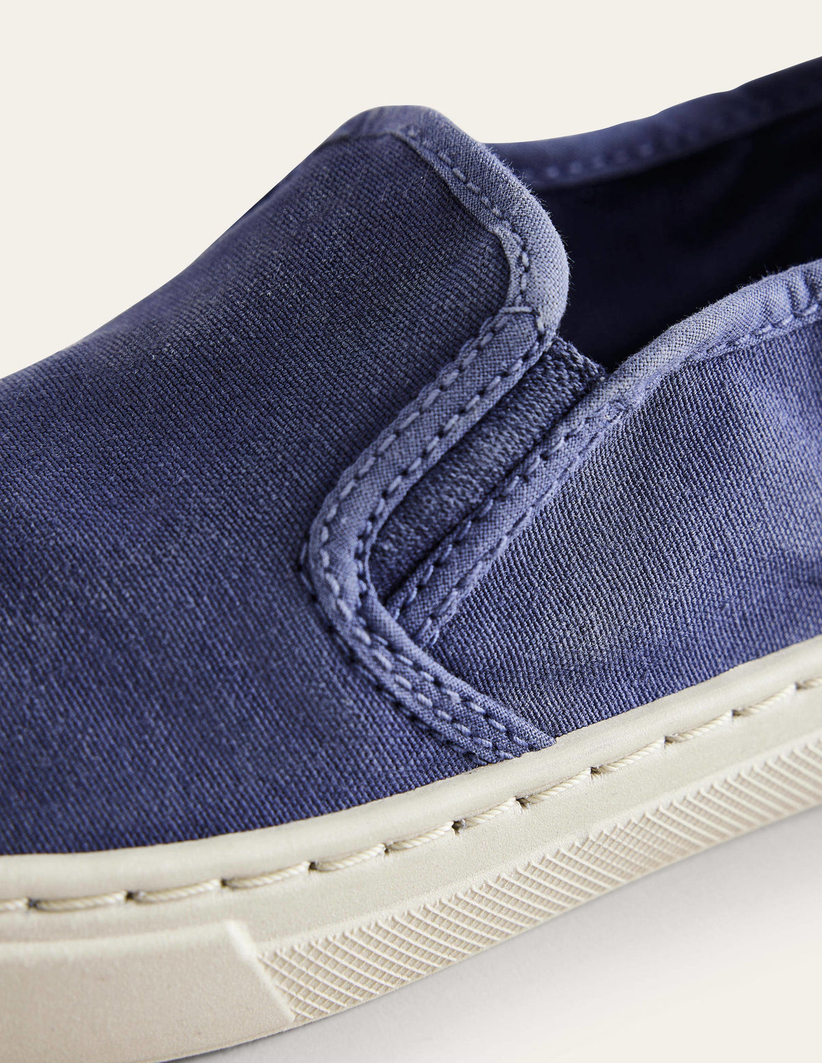 Boys Canvas Slip-ons-College Navy-3