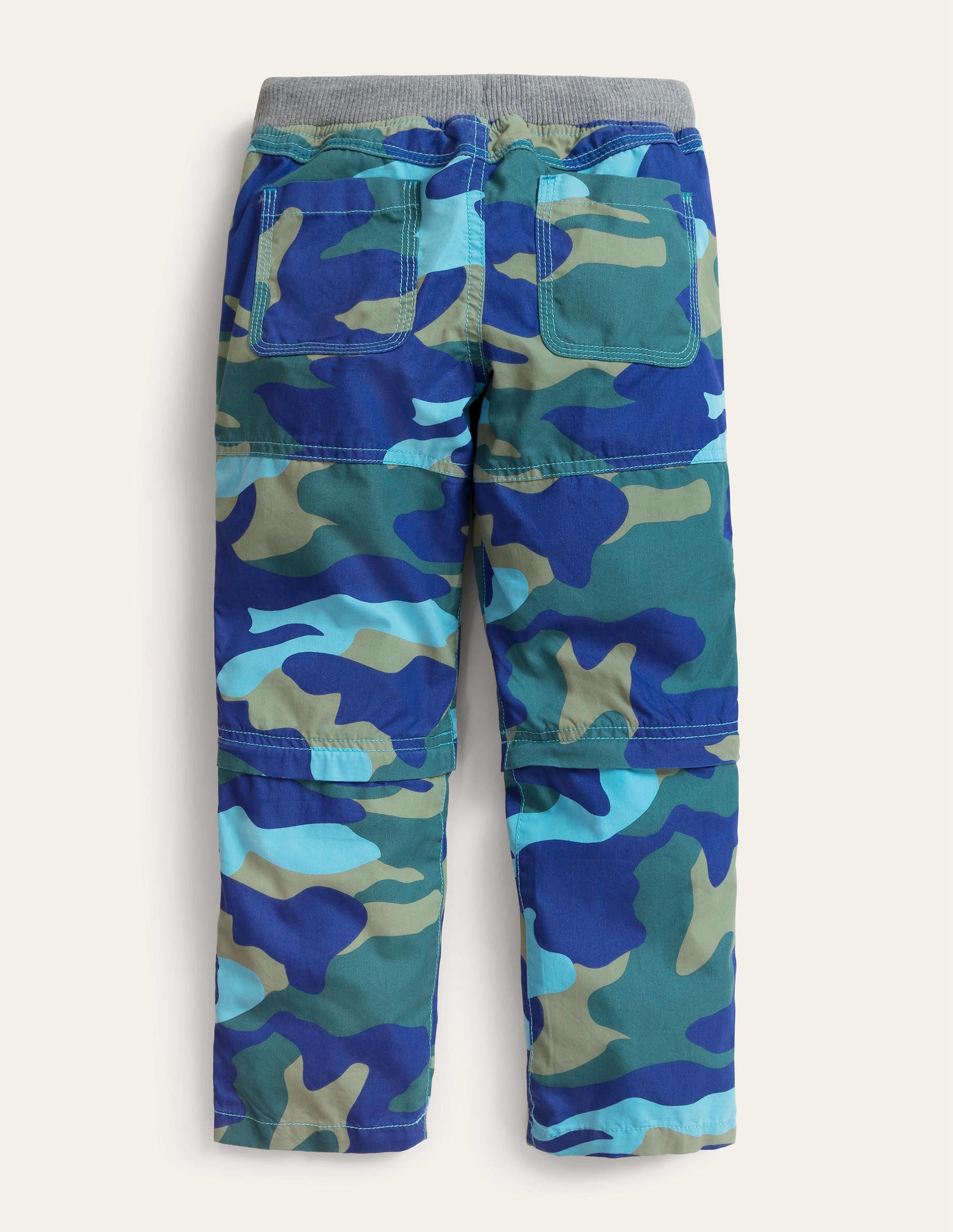 Zip-off Techno Pants-Bluing Blue Camo - Image 2