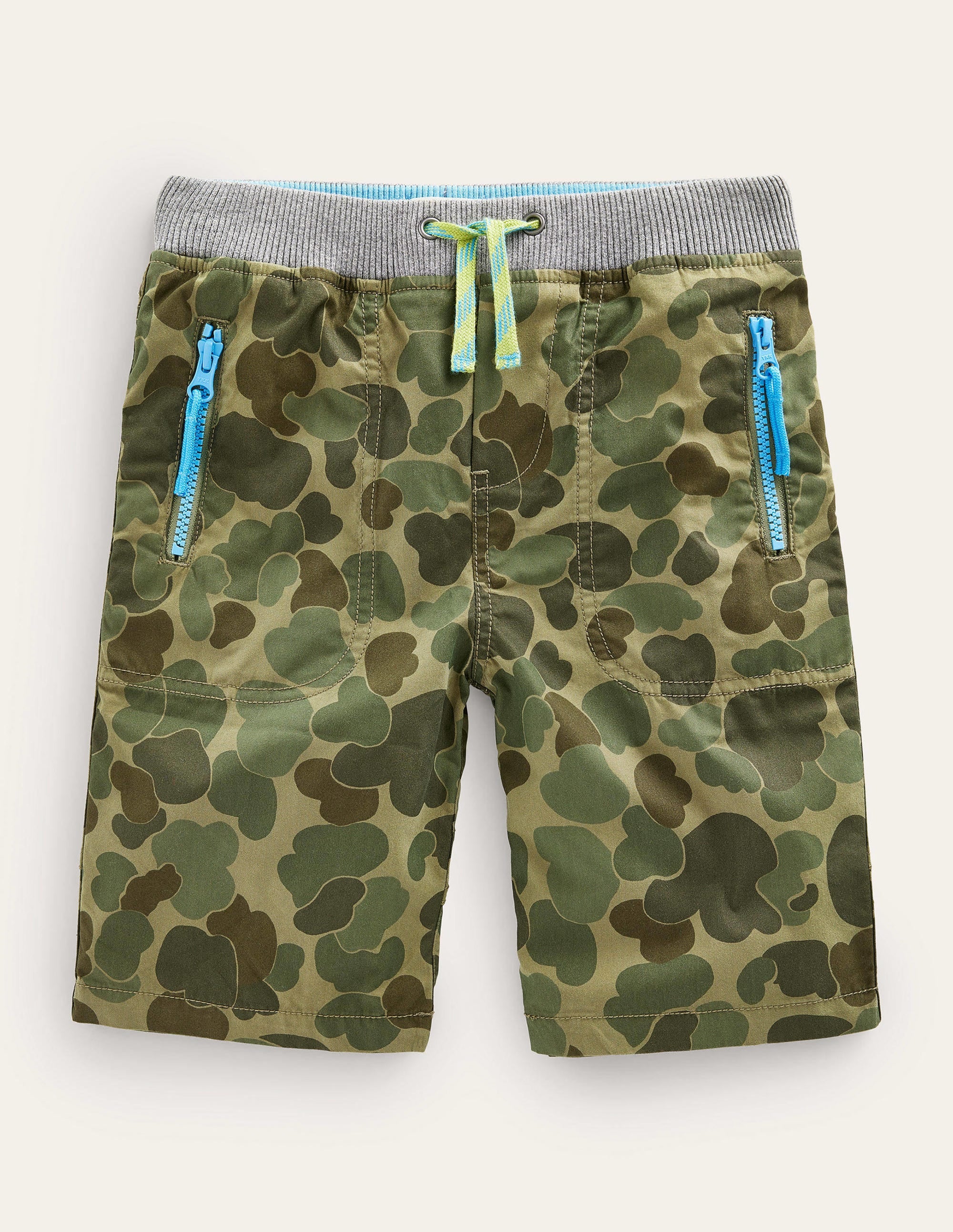 Adventure Shorts-Bubble Khaki Camo - Image 1