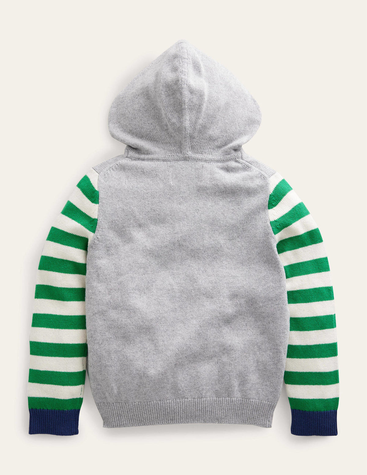 Penguin Novelty Hoodie-Grey Marl Penguin - Image 2
