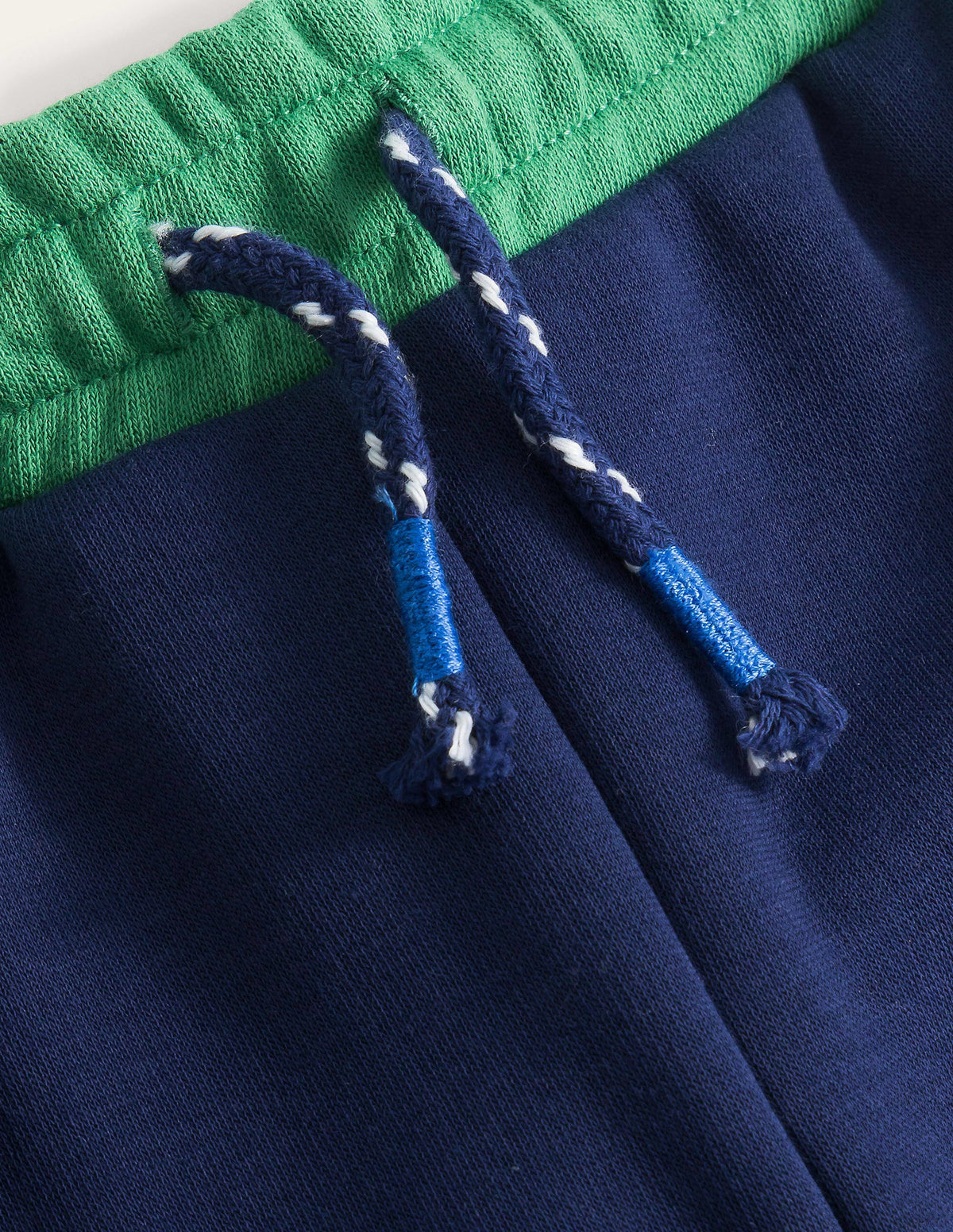 Colourblock Jogger-Deep Grass Green/College Navy - Image 3
