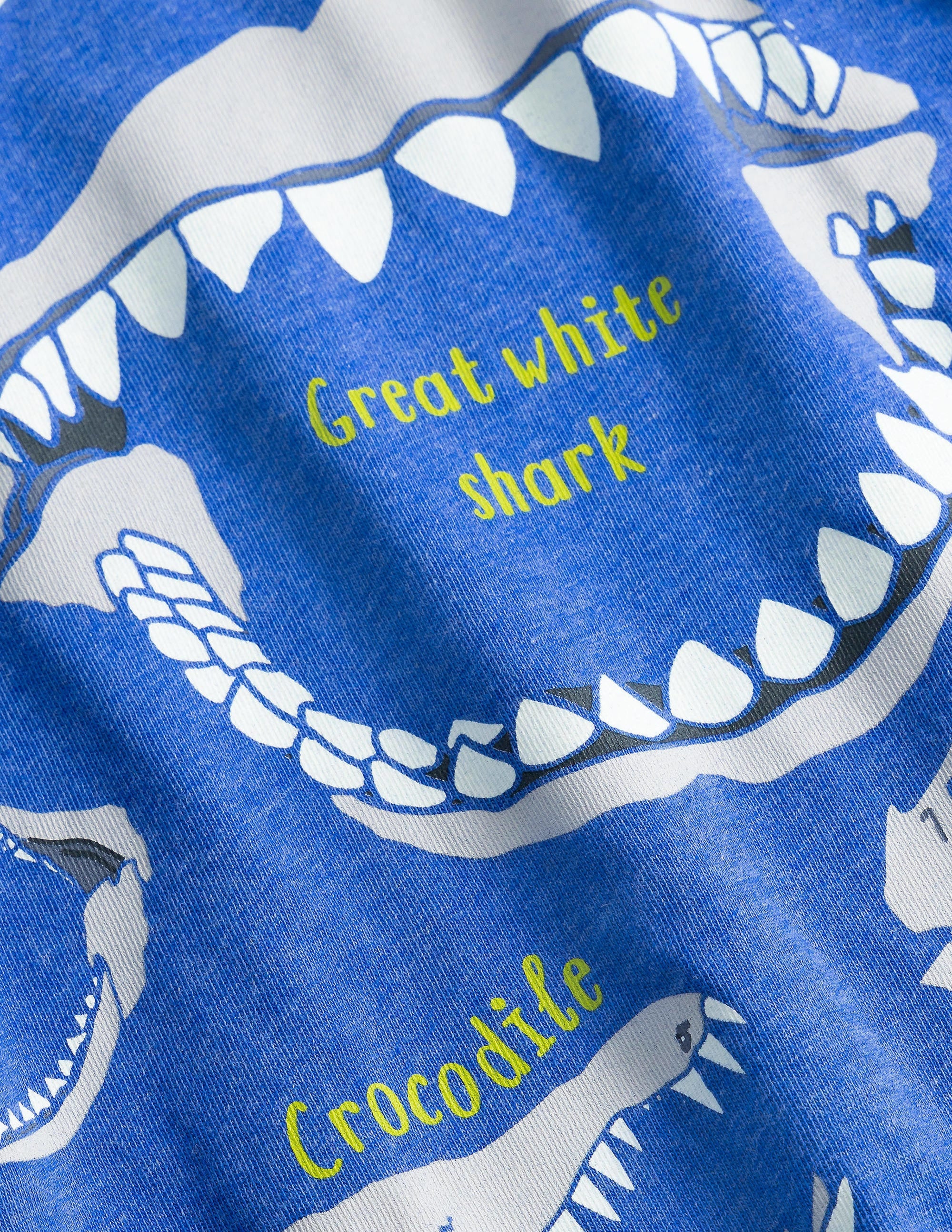 Educational Glow T-shirt-Cabana Blue Animal Skulls - Image 3
