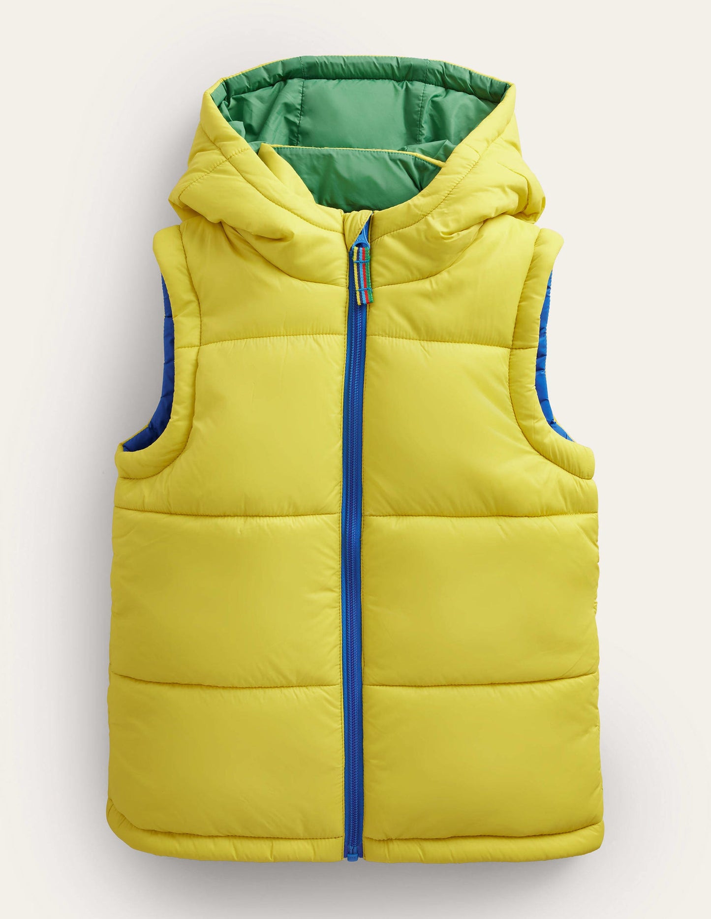 Padded Vest-Sweetcorn Yellow