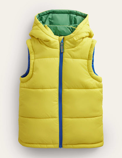Padded Vest-Sweetcorn Yellow-1