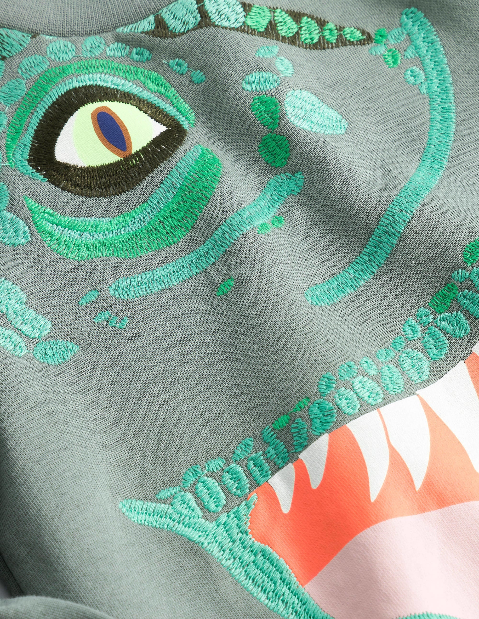 Superstitch Sweatshirt-Pottery Green Dinosaur - Image 3