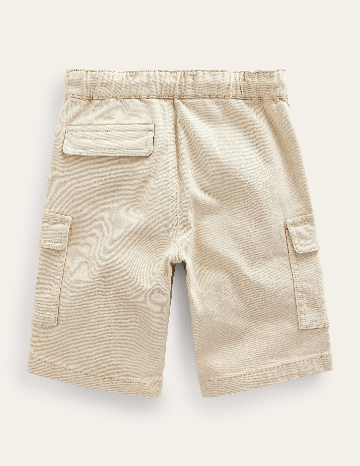 Garment Dye Cargo Shorts-Stone