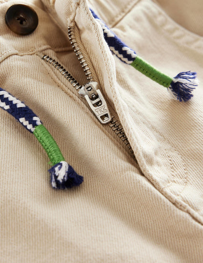 Garment Dye Cargo Shorts-Stone-3