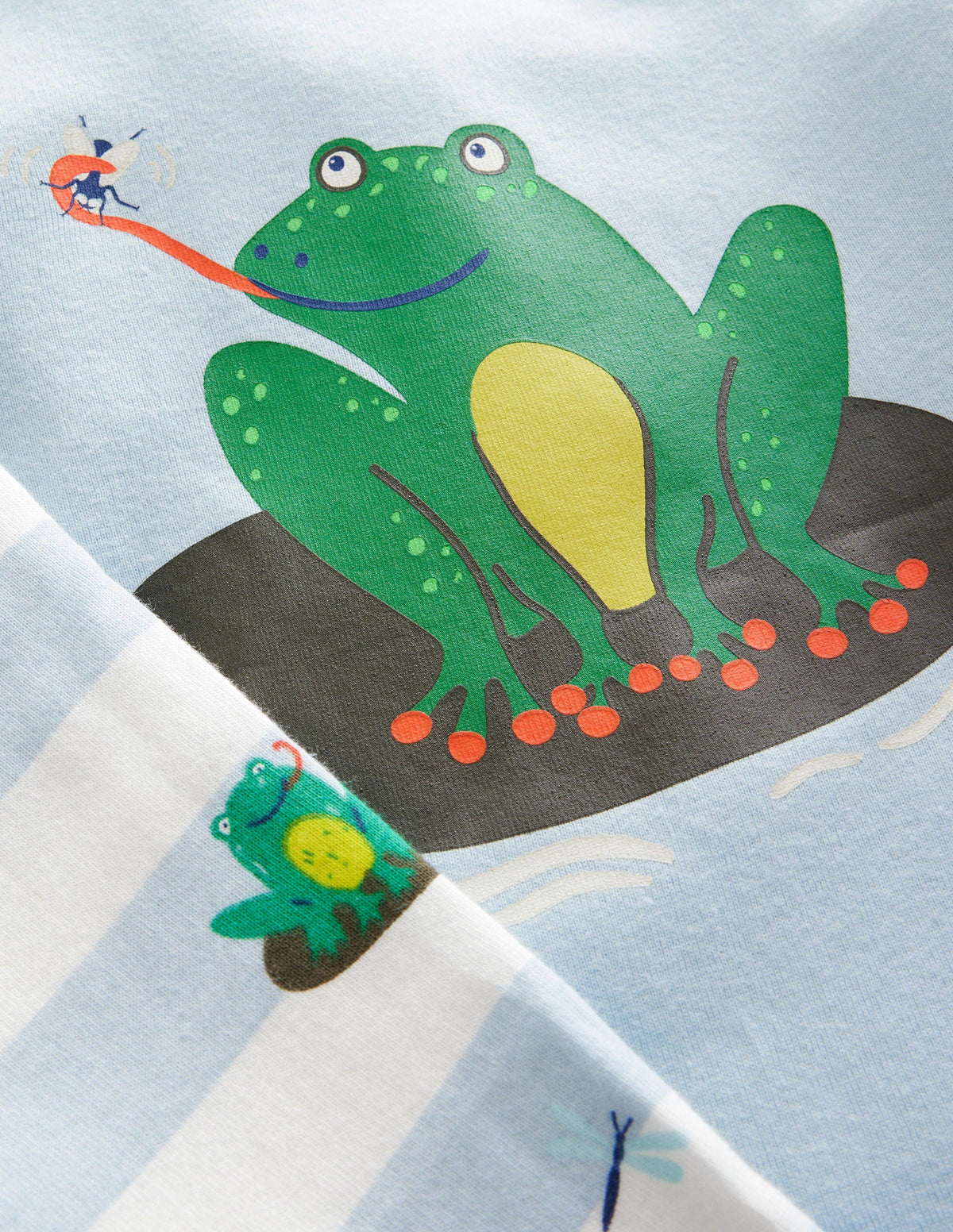 Snug Twin Pack Long Pajamas-Surf Frog - Image 3