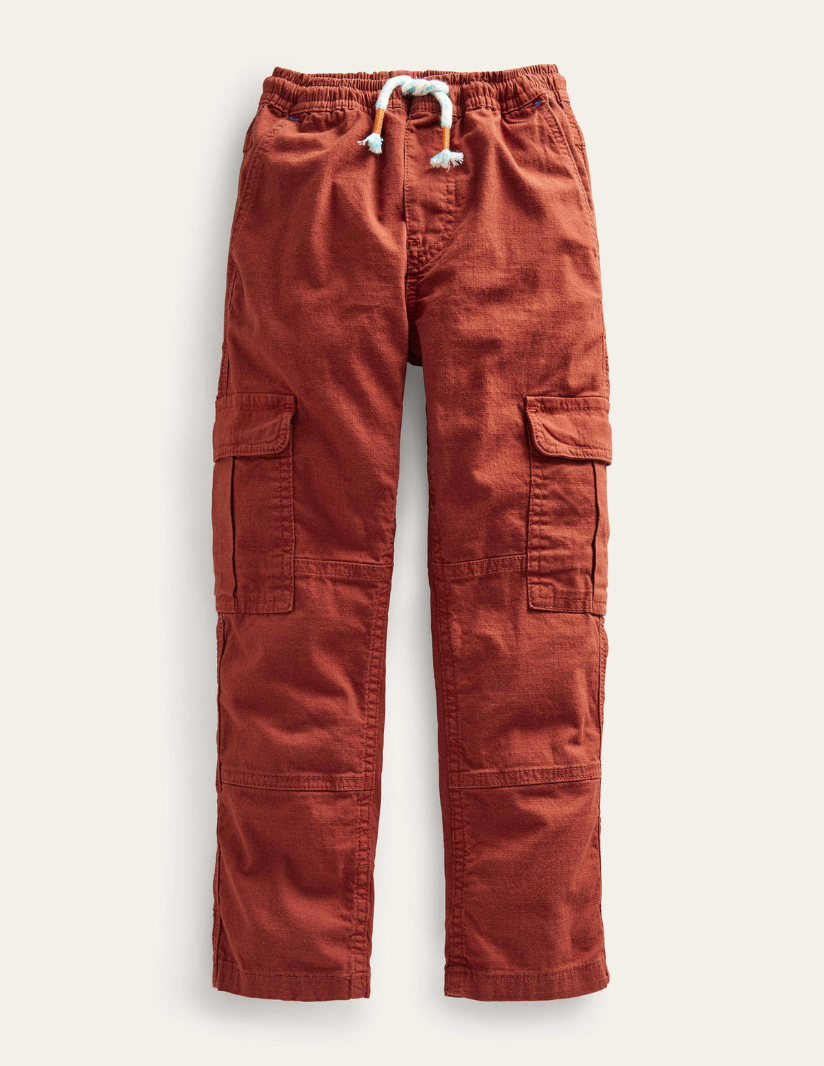 Cargo Pull-on Pants-Roasted Chestnut-1