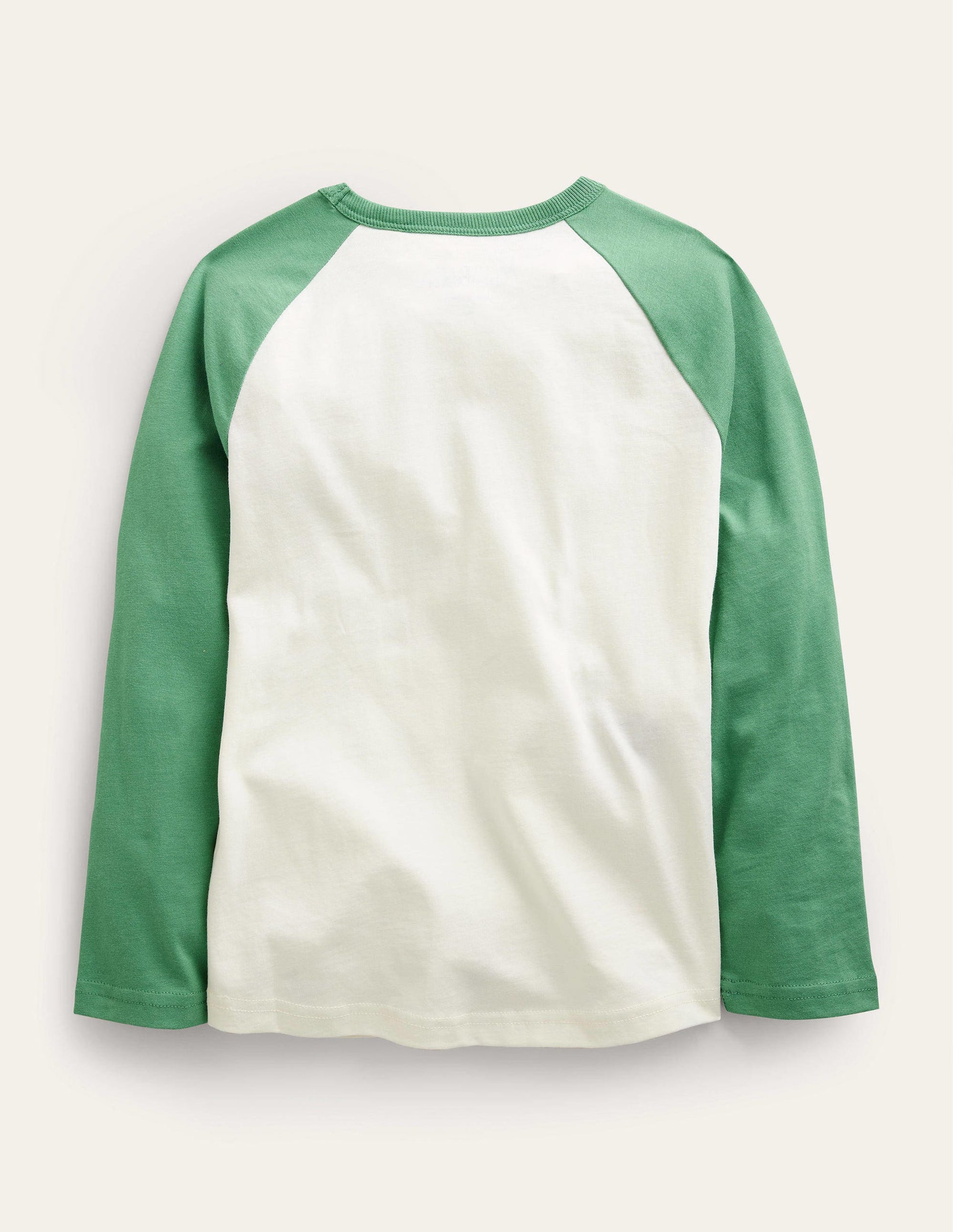 Raglan T-shirt-Deep Grass Green Skateboard-2