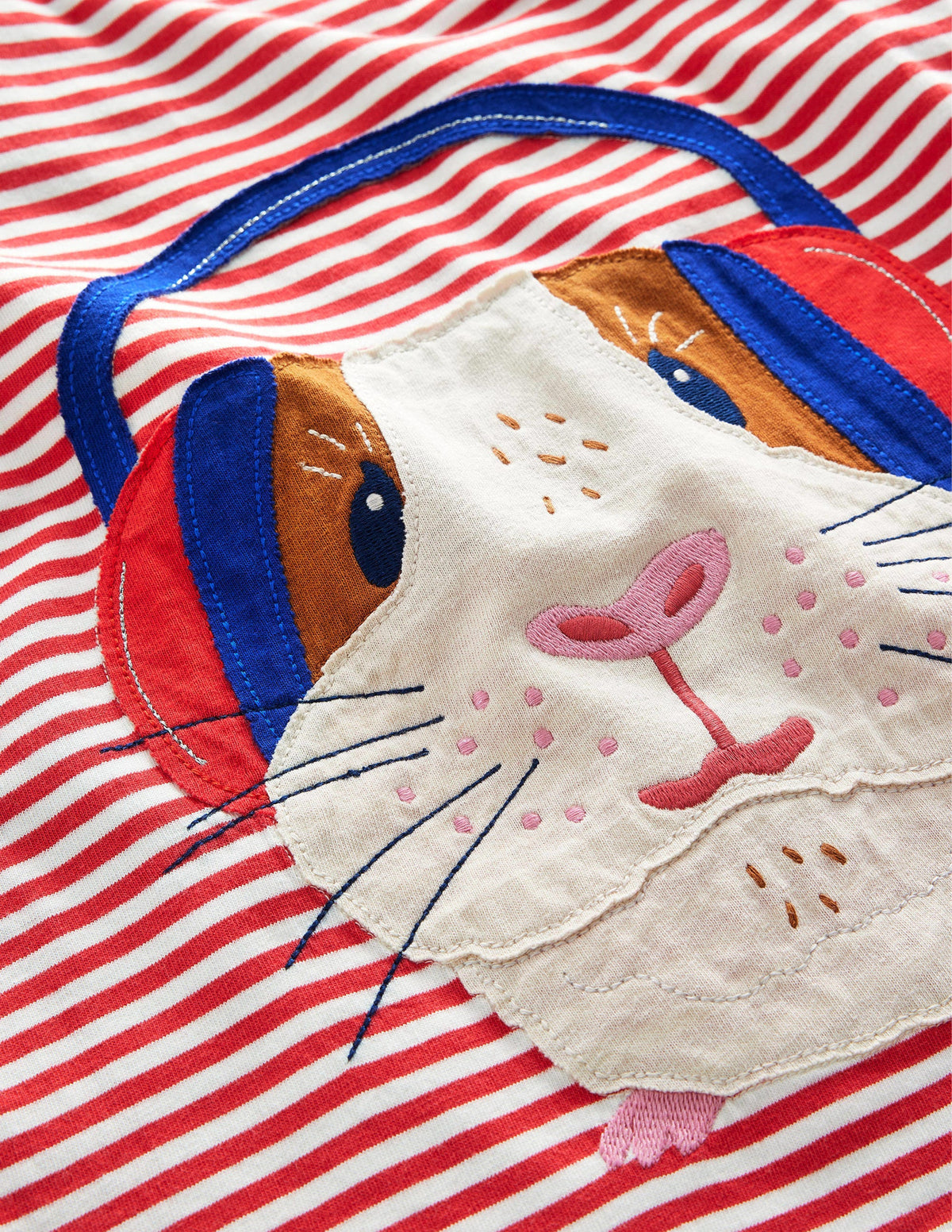 Funny Appliqué T-shirt-Jam/Ivory Guinea Pig-3