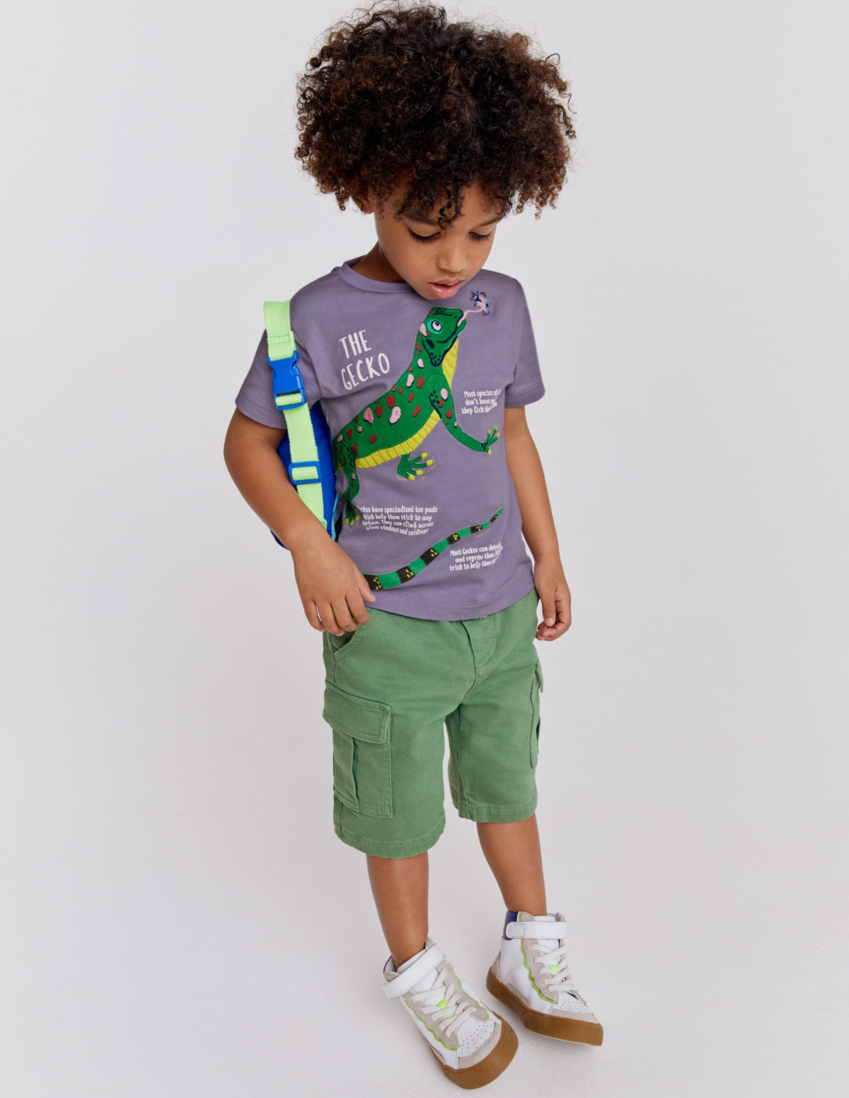 Animal Facts T-shirt-Misty Lavender Lizard - Image 9