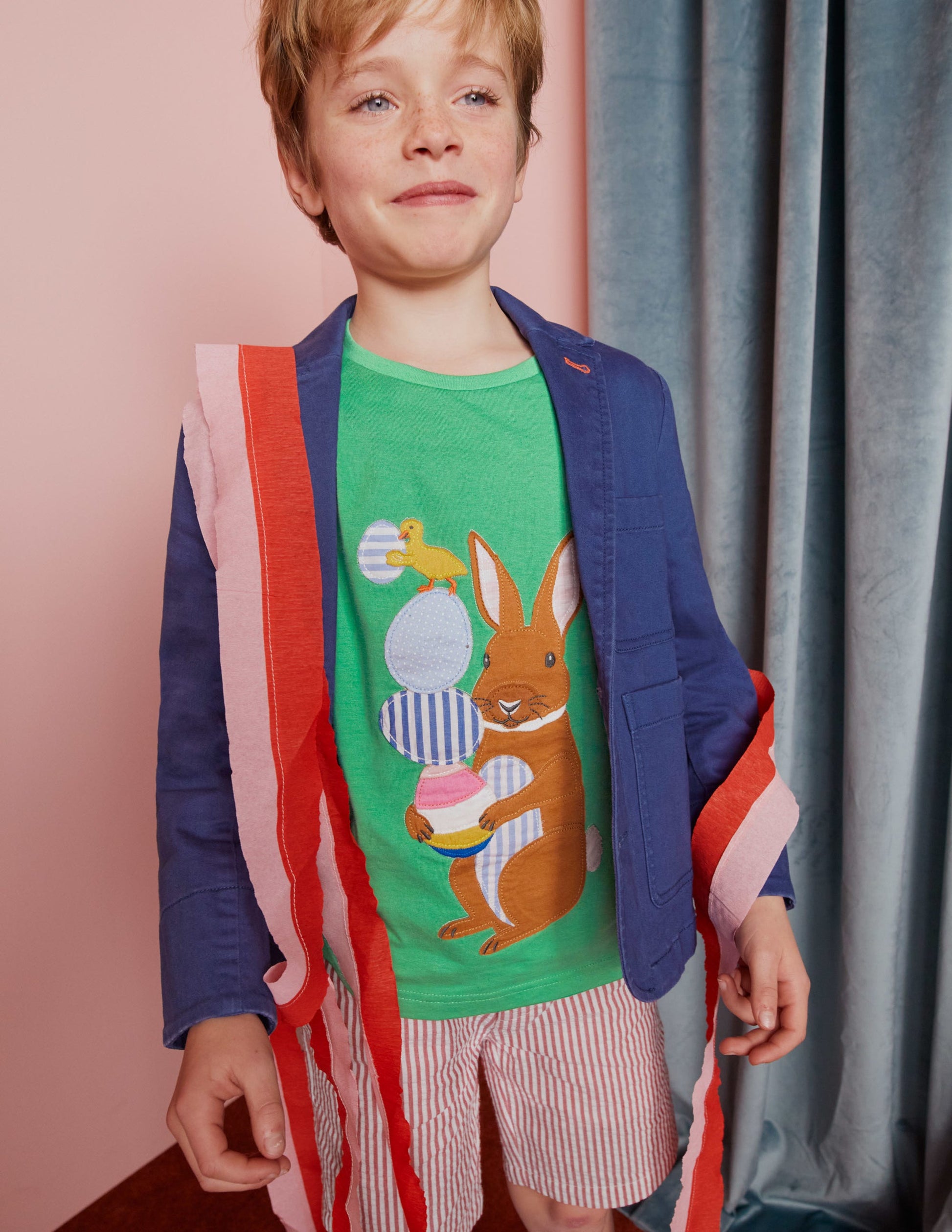 Easter Appliqué T-shirt-Aloe Green Easter-4