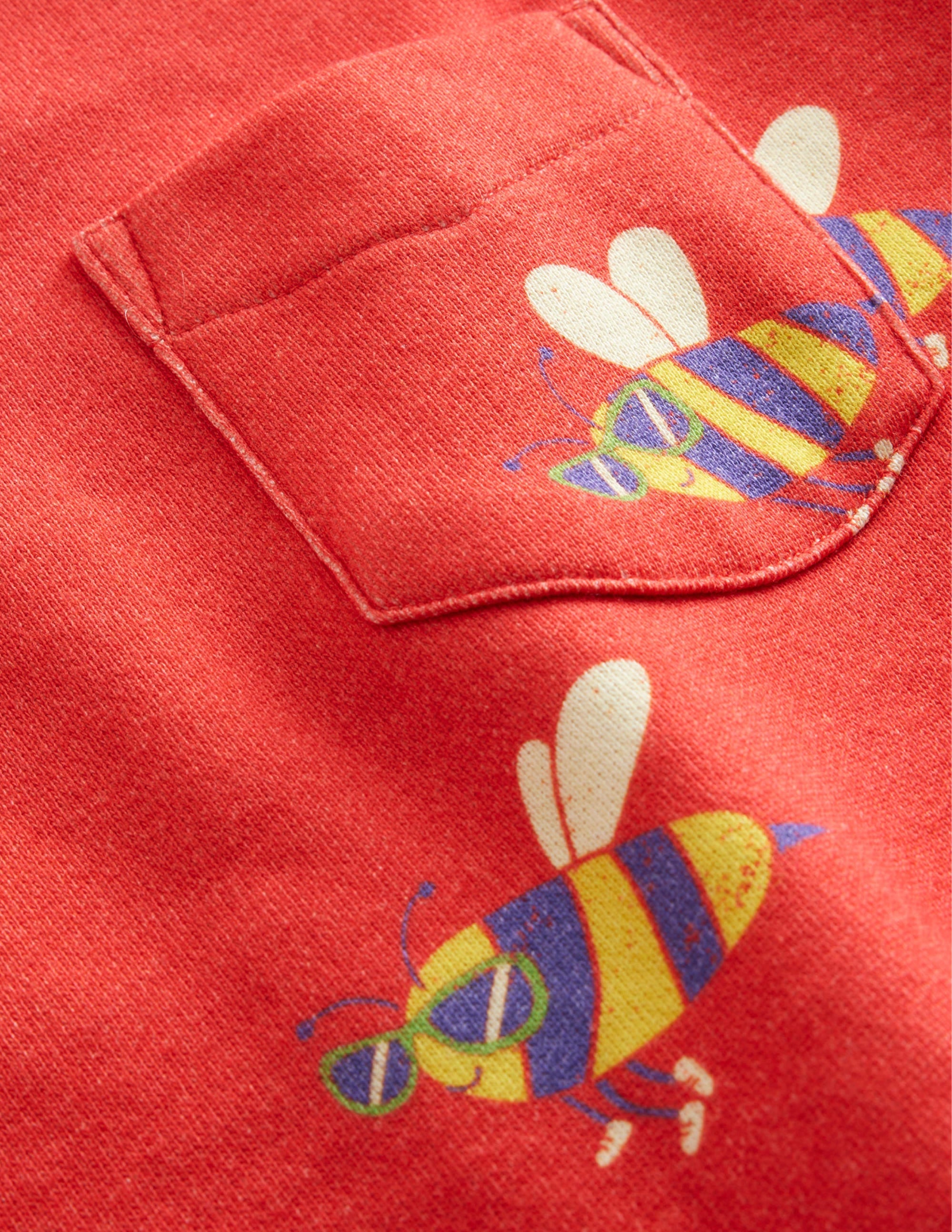 Printed Sweatshirt-Jam  Red Dude Bees - Image 3