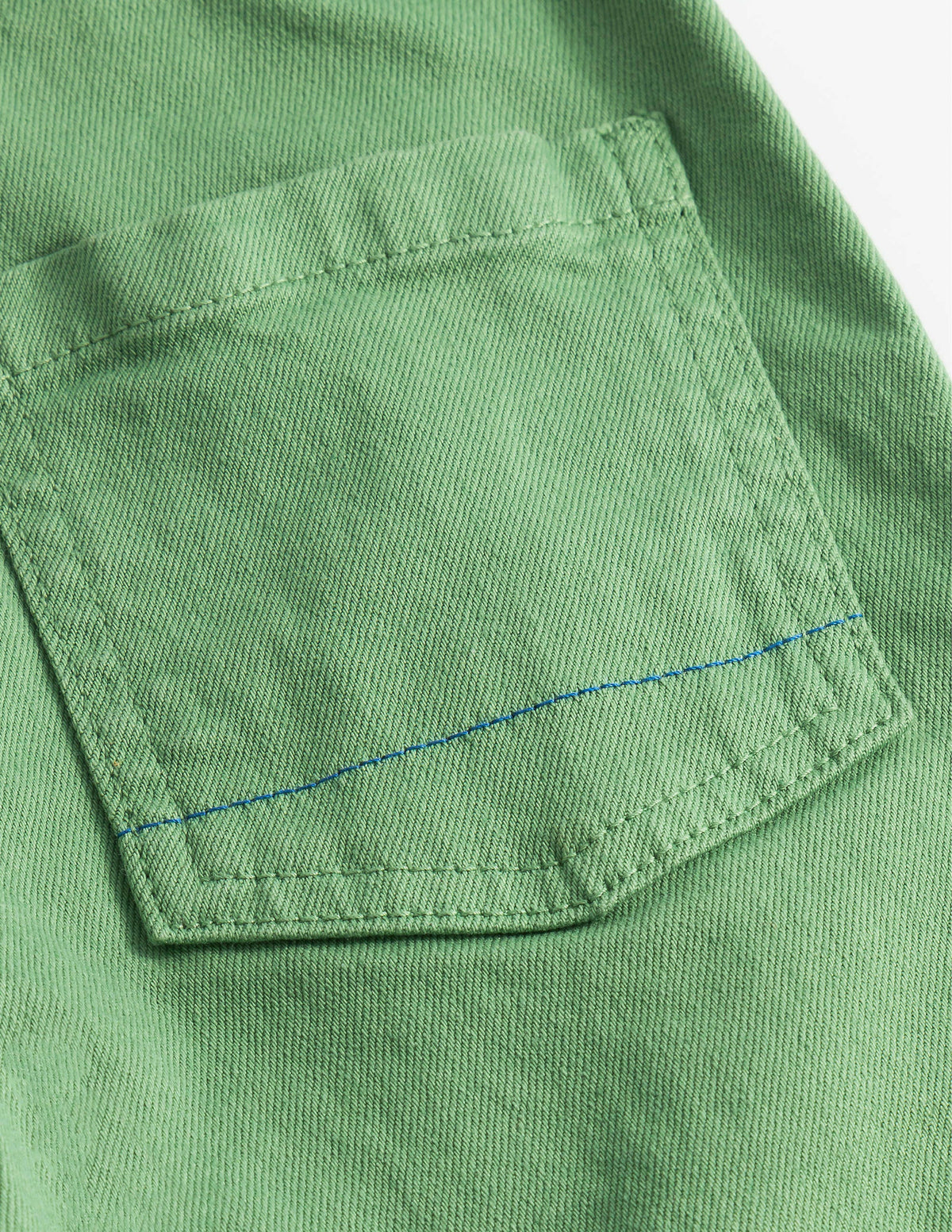 Relaxed Pocket Pants-Deep Grass Green-3