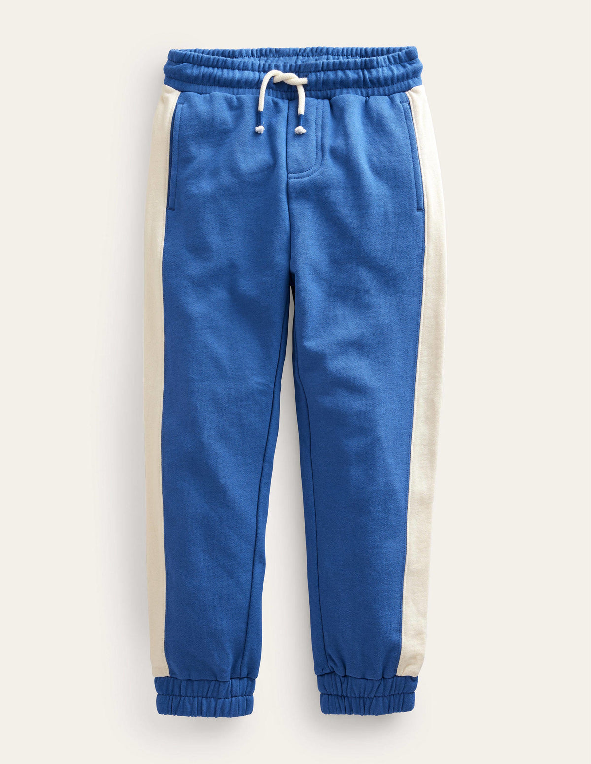 Side Panel Texture Joggers-Bluing Blue - Image 1