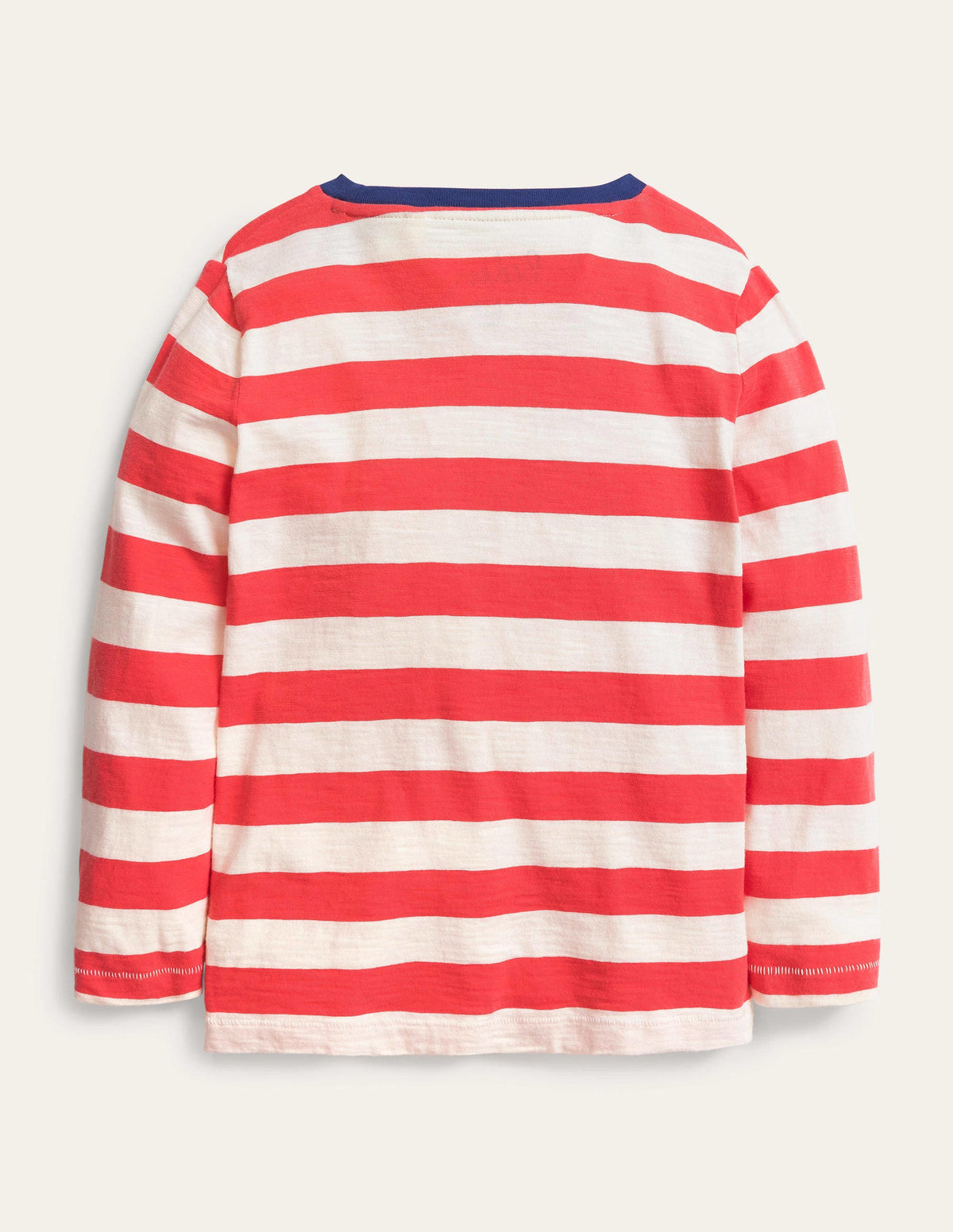 Long-sleeved Washed T-shirt-Jam /Vanilla pod - Image 2
