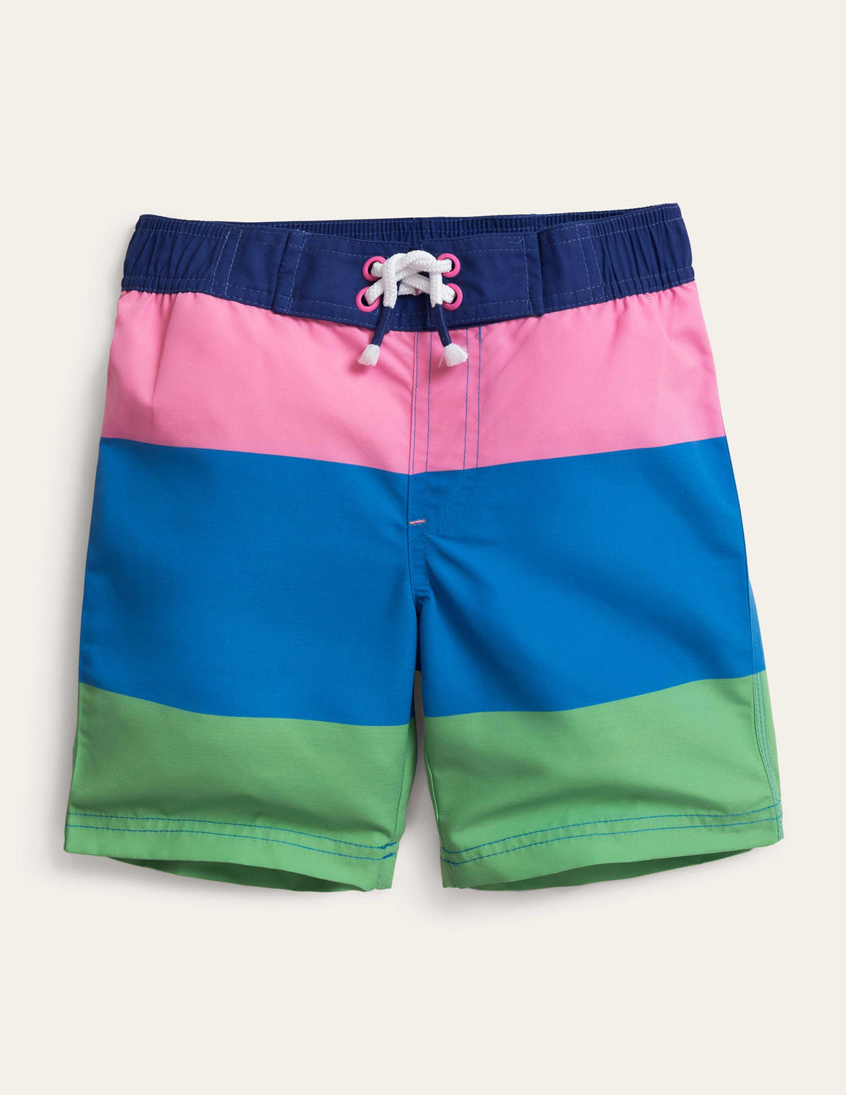 Board Shorts-Wild Orchid Multi Stripe - Image 1