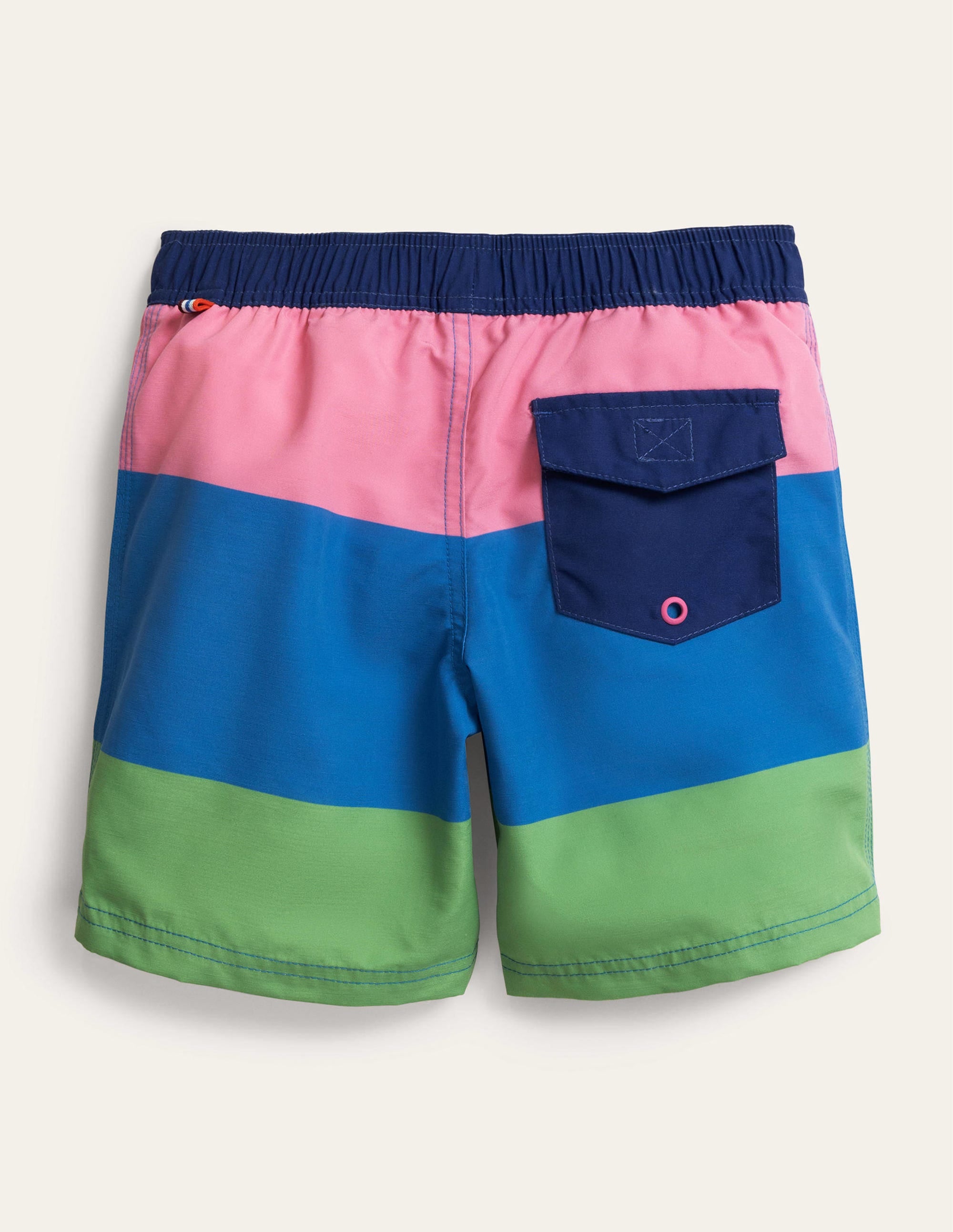 Board Shorts-Wild Orchid Multi Stripe - Image 2