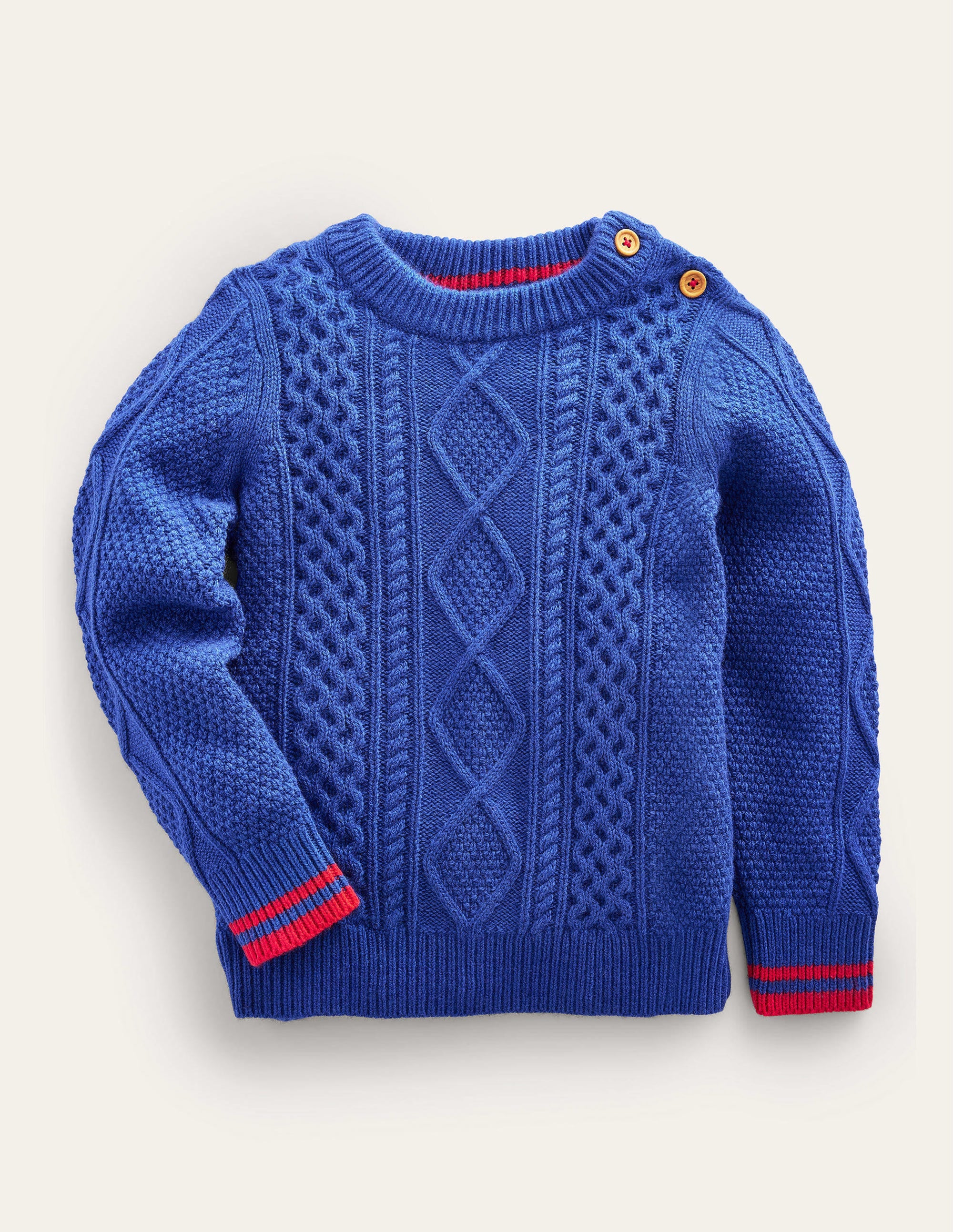 Cable Sweater-Bluing - Image 1