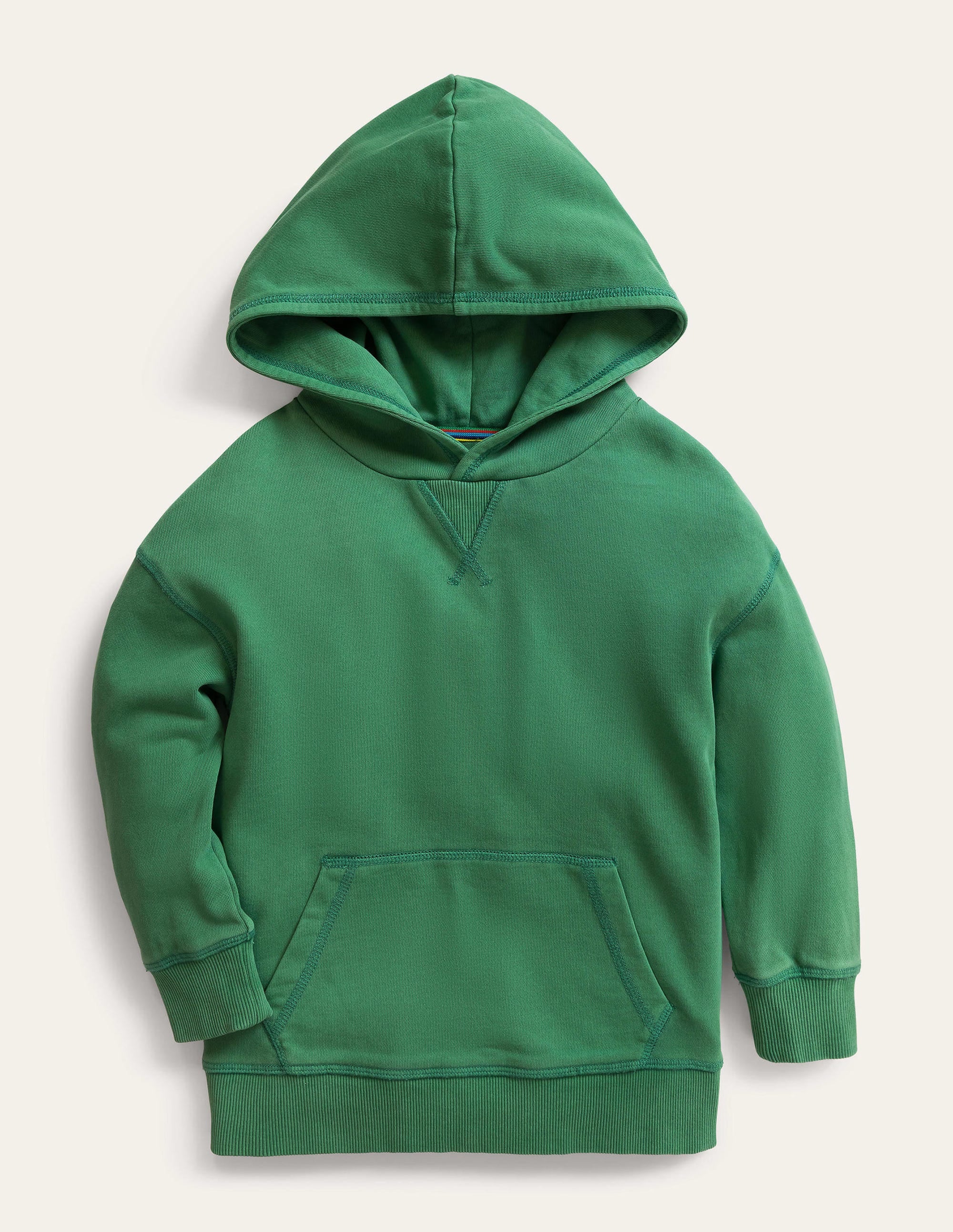 Garment Dye Hoodie-Deep Grass Green - Image 1