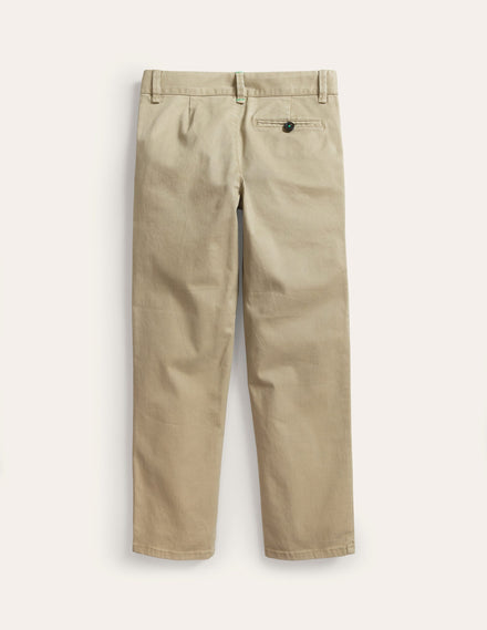 Chino Stretch Pants-Classic Tan