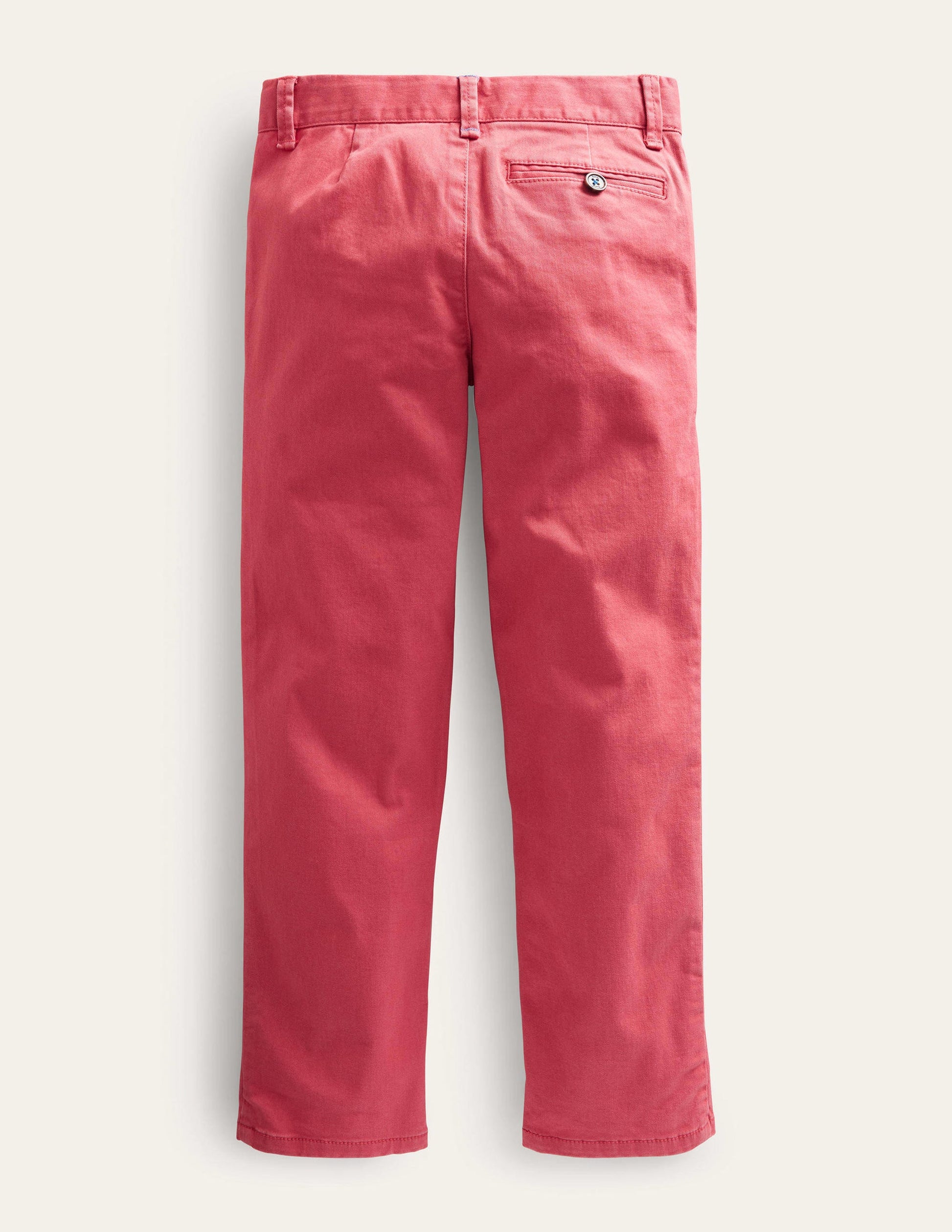 Chino Stretch Pants-Cherry Tomato Red-2