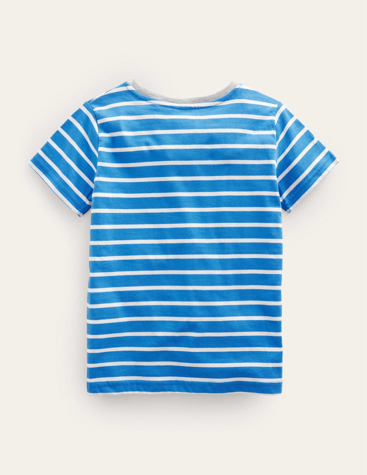 Reverse Appliqué T-shirt-Cabana Blue/Ivory Lightening - Image 2