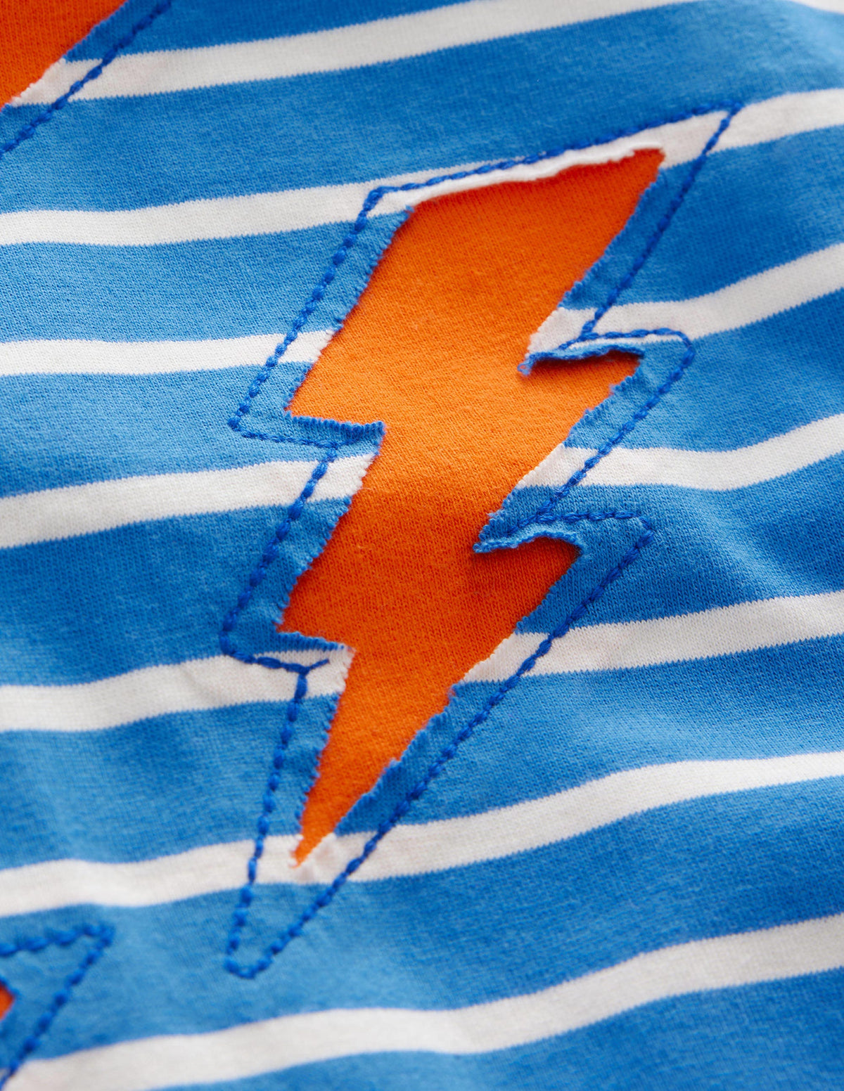 Reverse Appliqué T-shirt-Cabana Blue/Ivory Lightening-3
