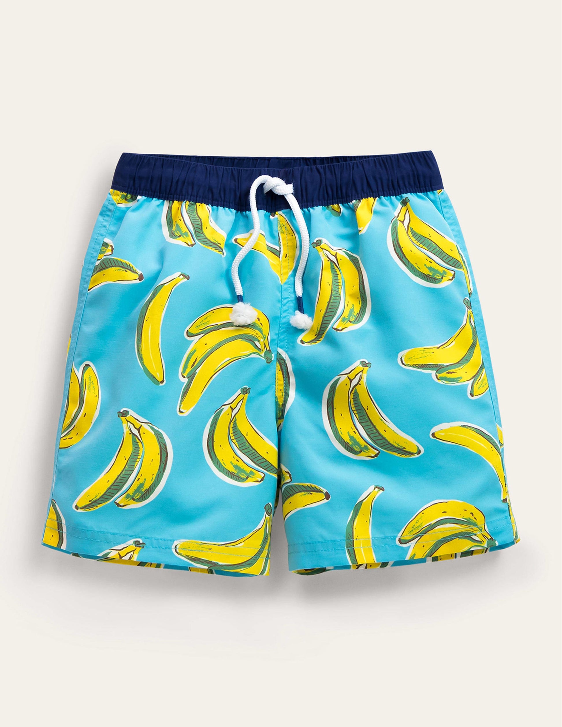 Swim Shorts-Aqua Bananas-1