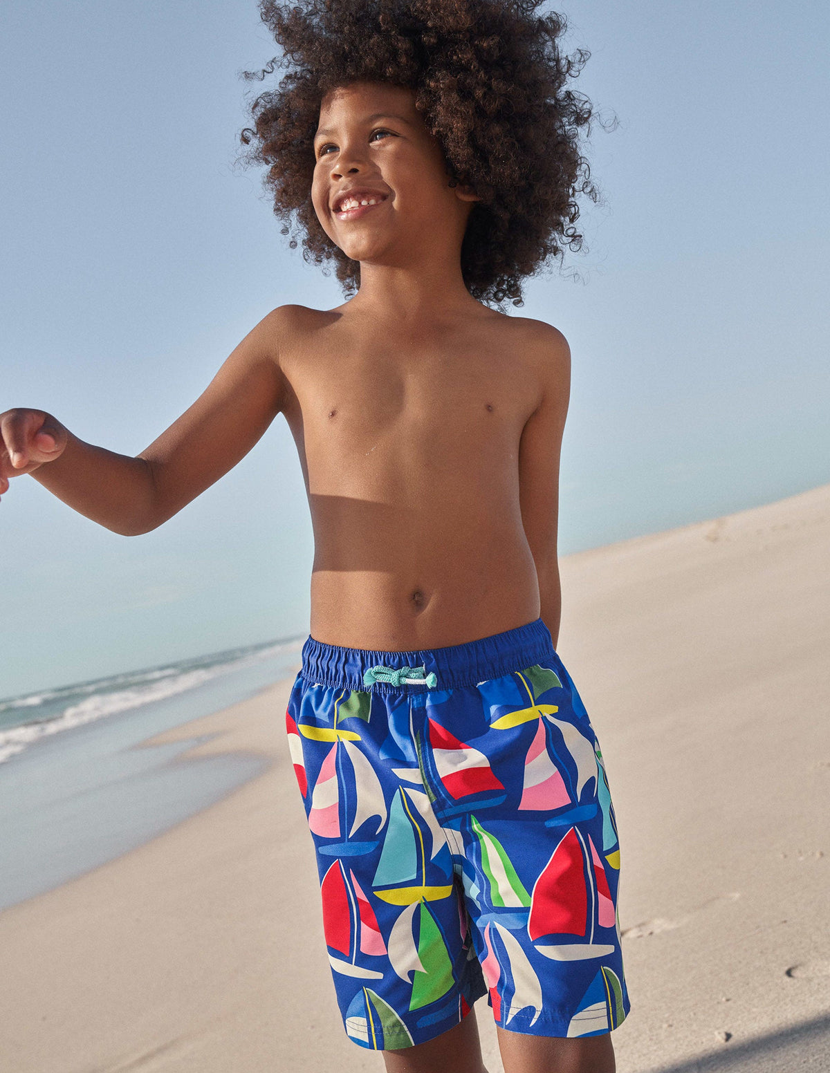 Swim Shorts-Bluing Boats - Image 4