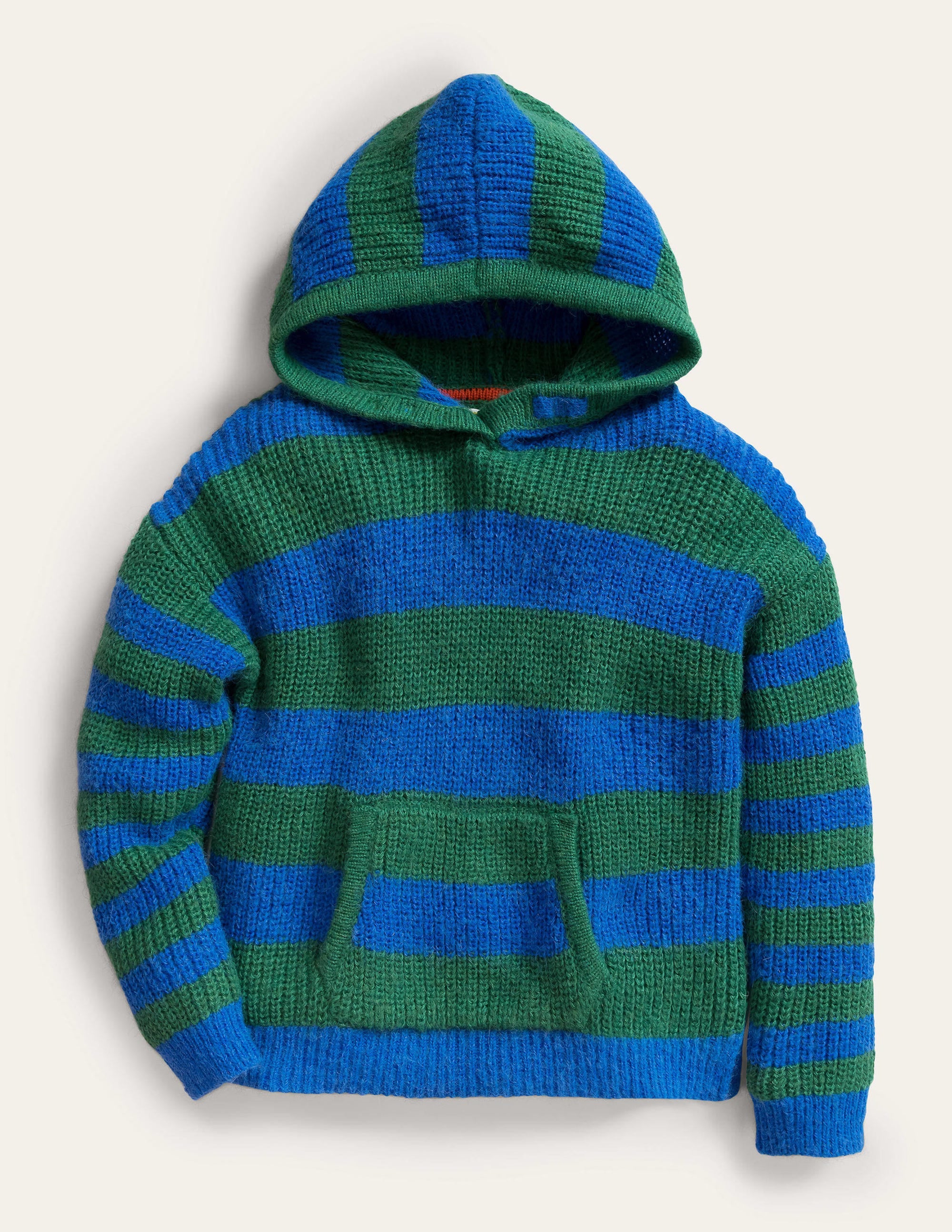 Supersoft Hoodie-Bright Blue Stripe - Image 1