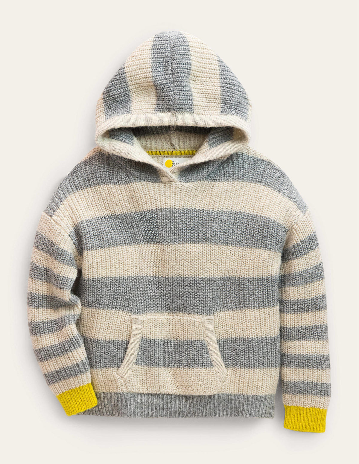 Supersoft Hoodie-Grey Marl Stripe-1