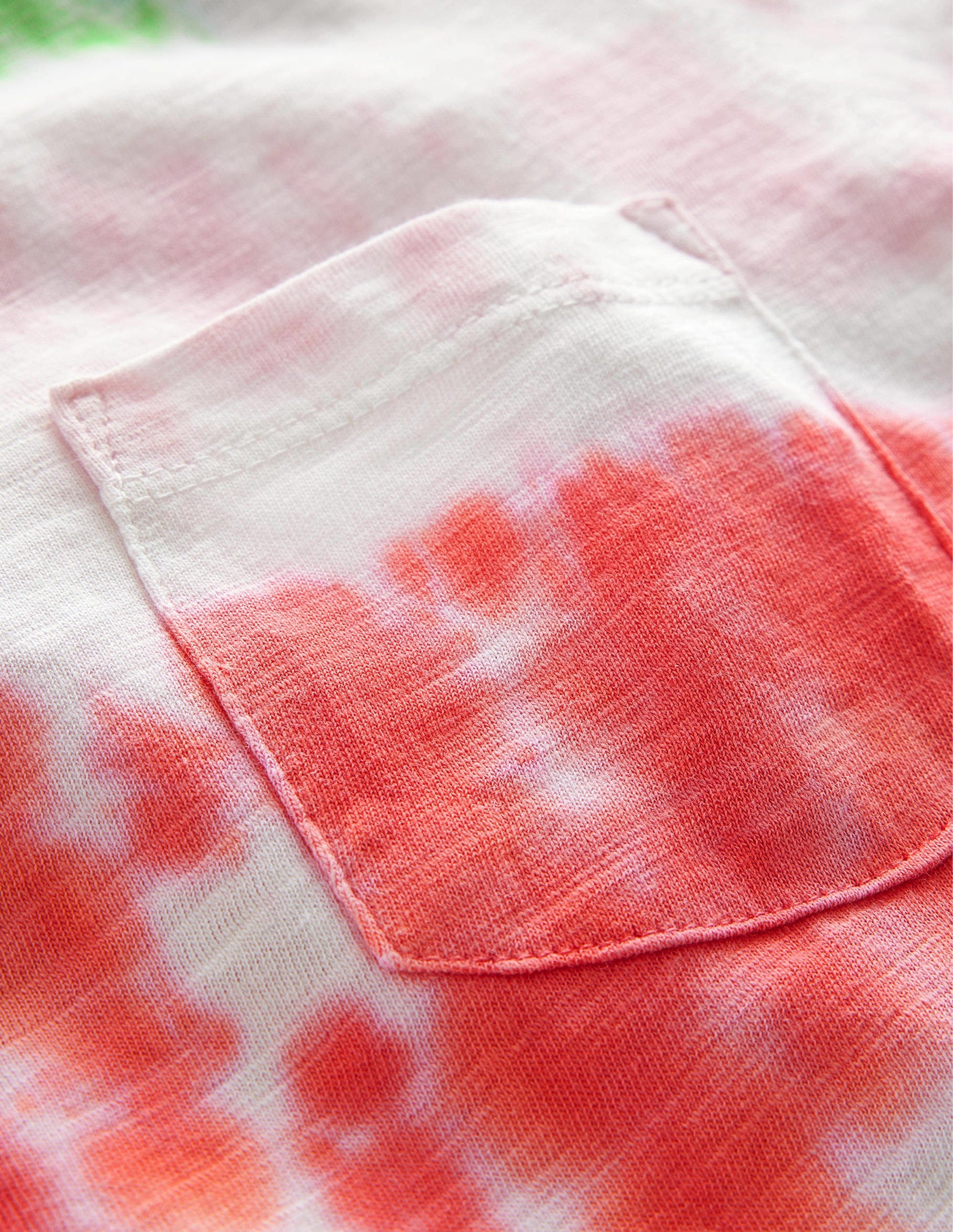 Printed Washed Slub T-shirt-Jam/Penzance/Safari Green-3