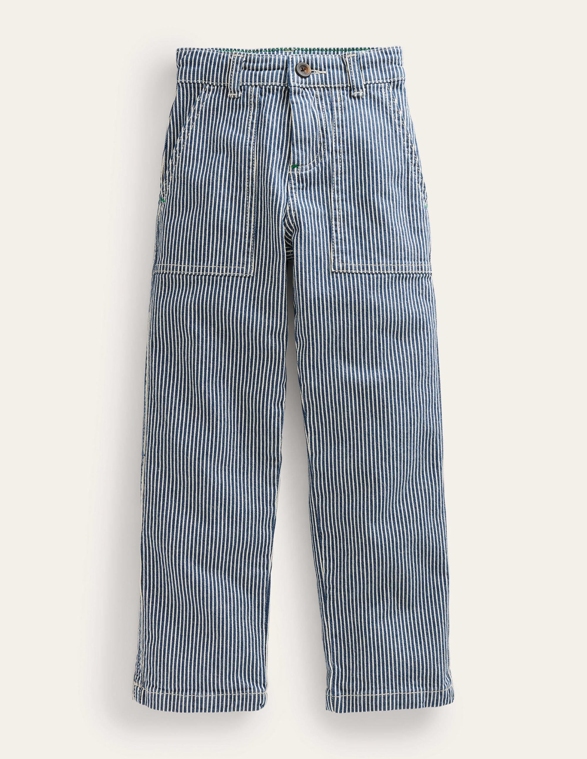 Ticking Relaxed Pocket Pants-Ticking Stripe - Image 1