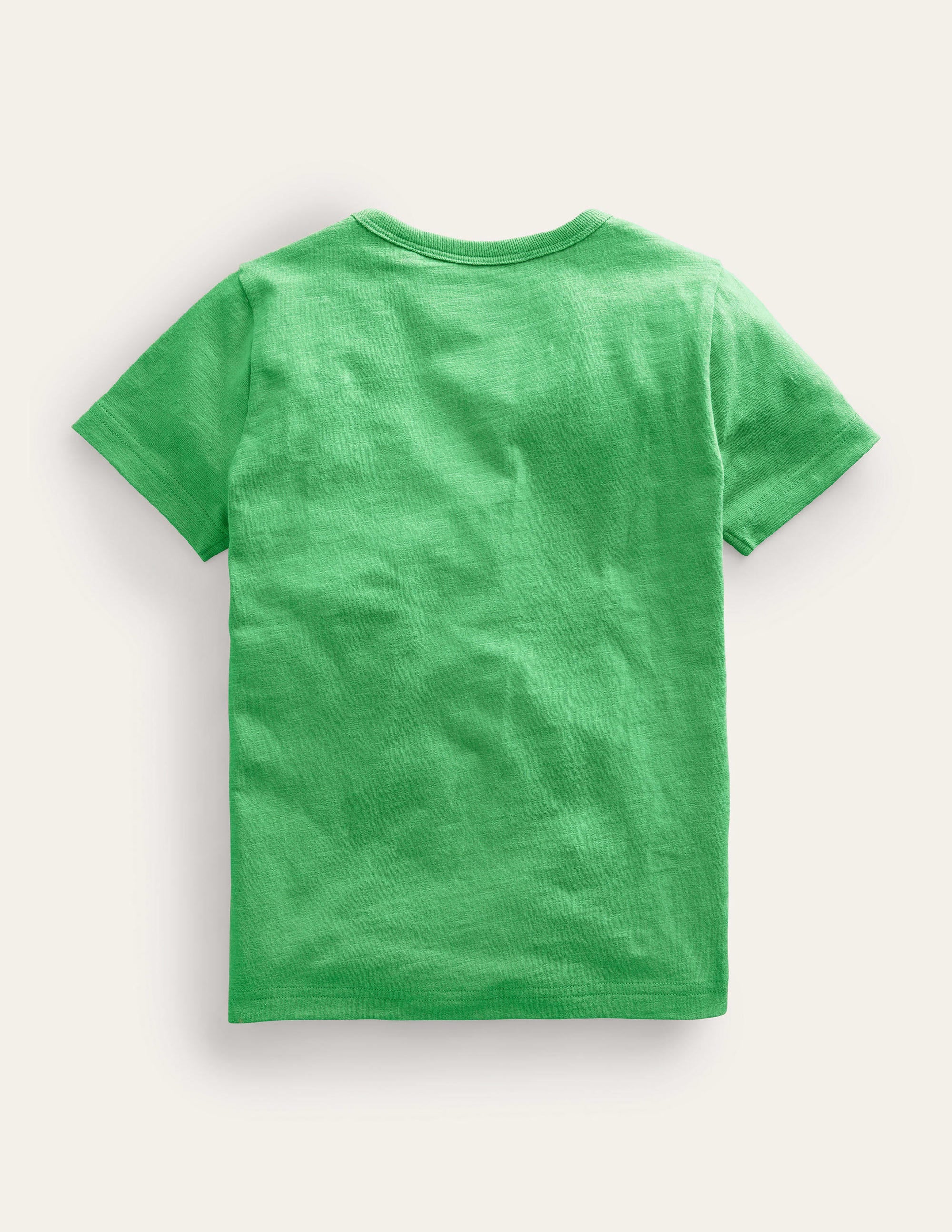 Animal Printed Cotton T-Shirt-Aloe Green Tiger - Image 2