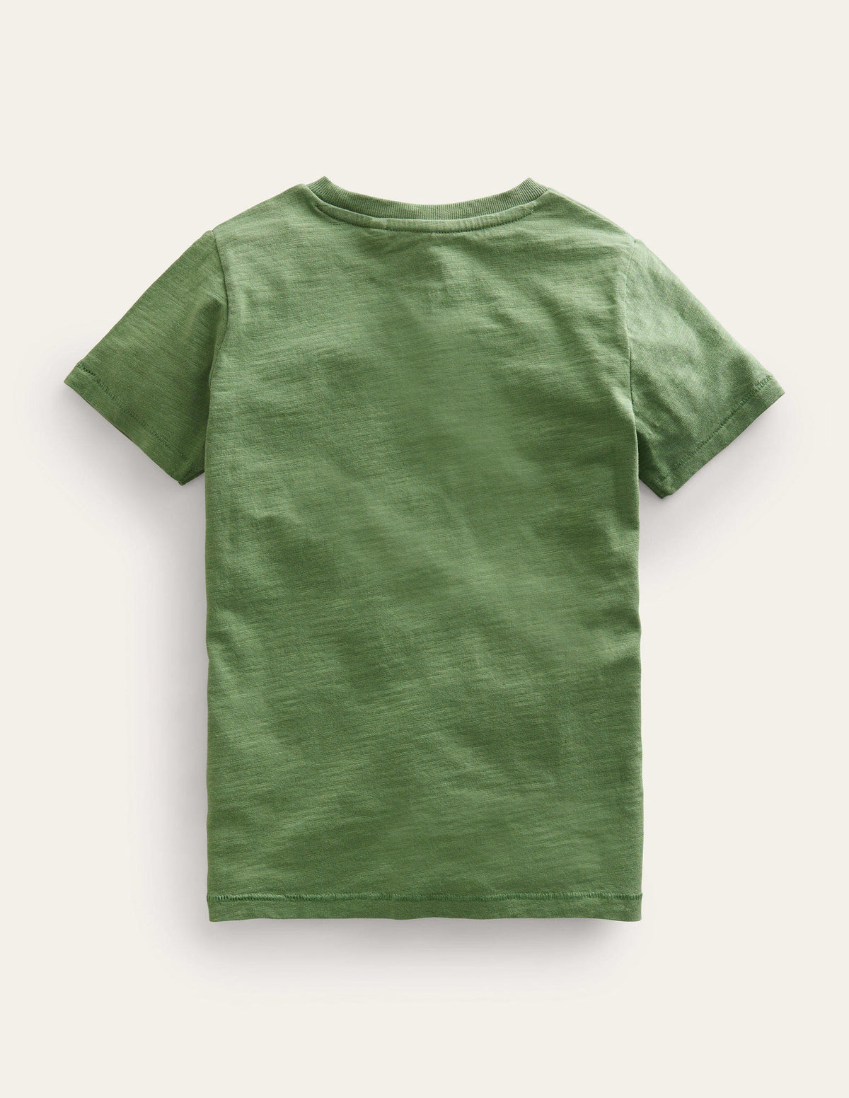 Washed Slub T-shirt-Safari Green-2