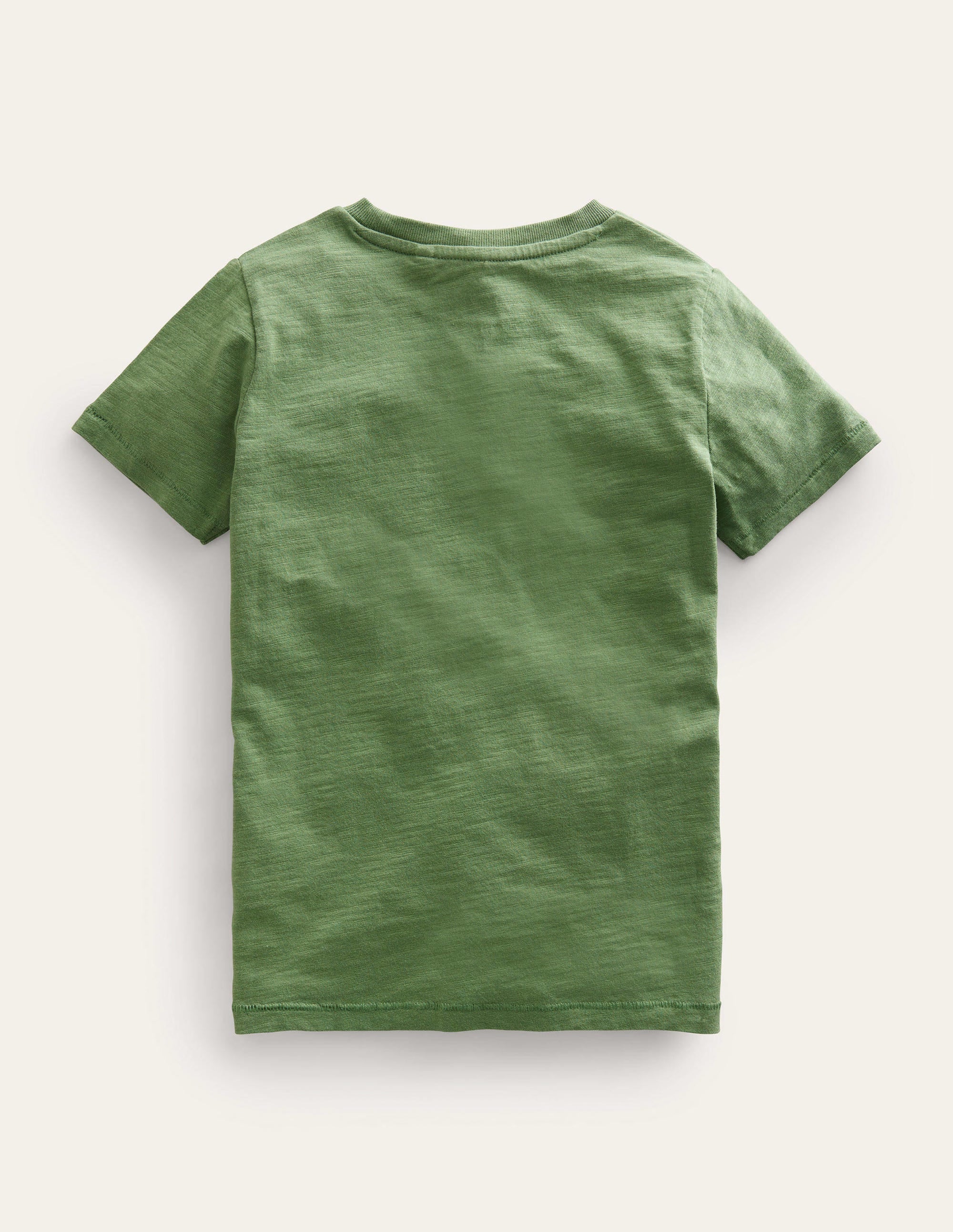 Washed Slub T-shirt-Safari Green - Image 2