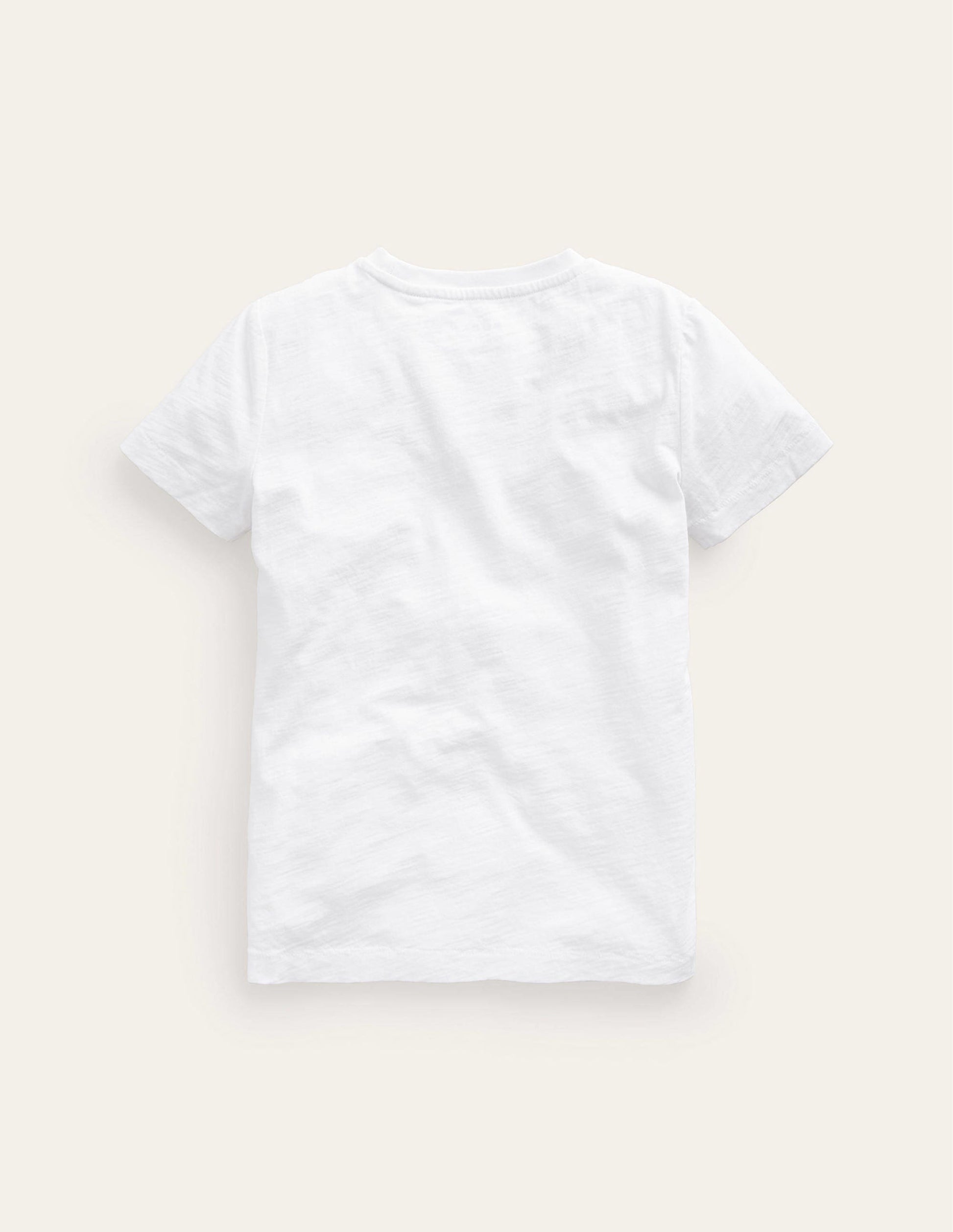 Washed Slub T-shirt-White-2
