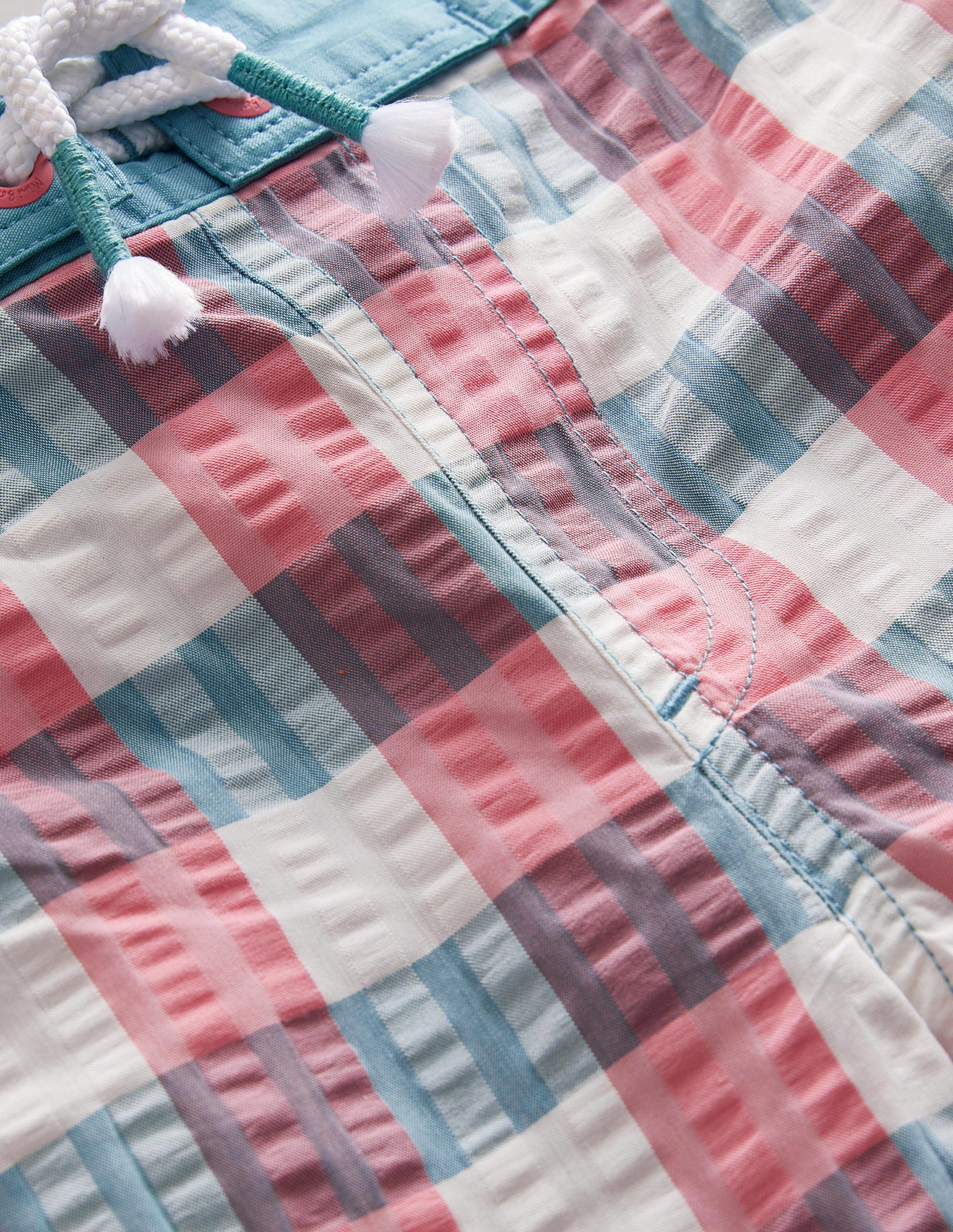 Board Shorts-Pink/Green Check - Image 3