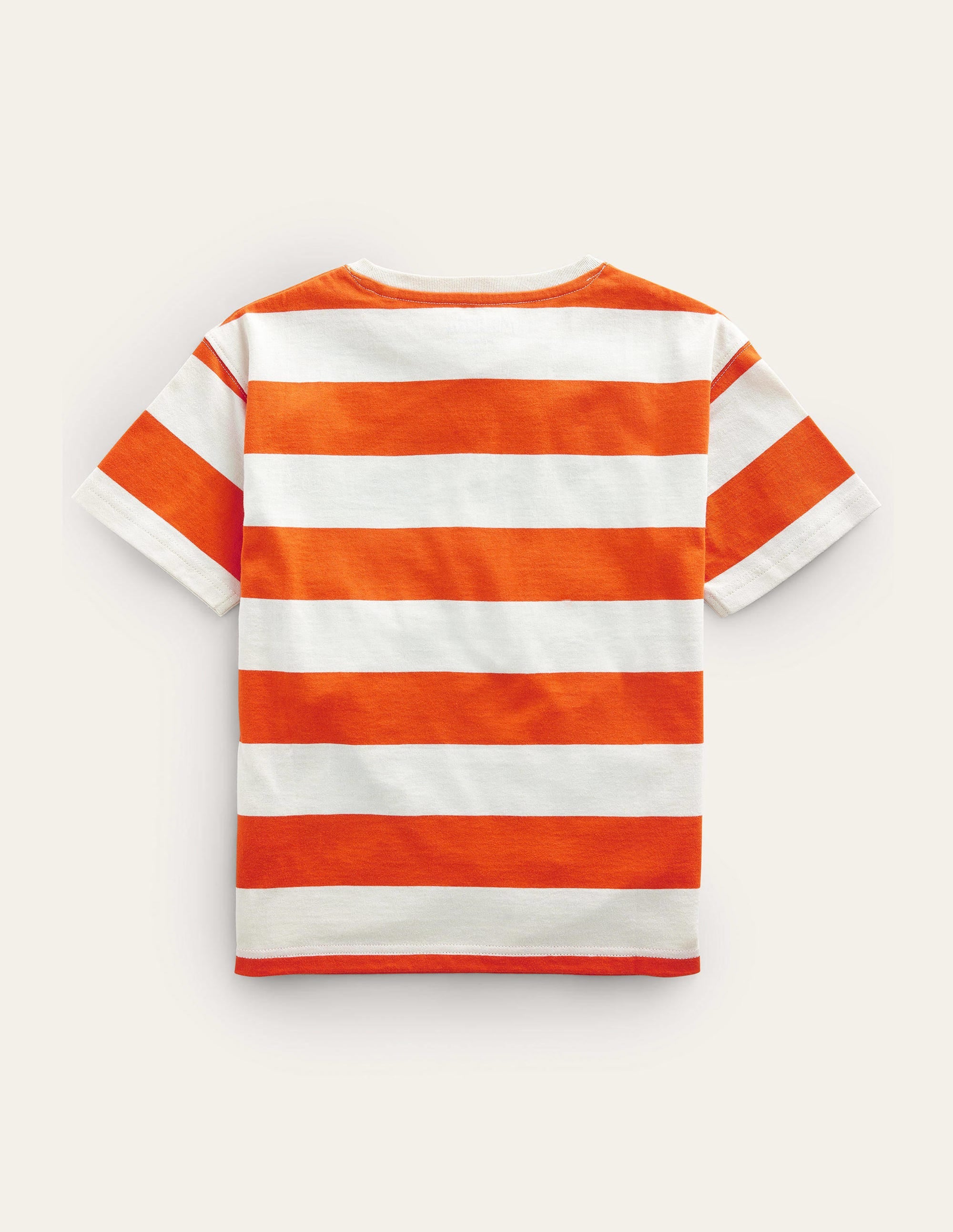 Slogan T-shirt-Mandarin Orange/Vanilla Summit - Image 2