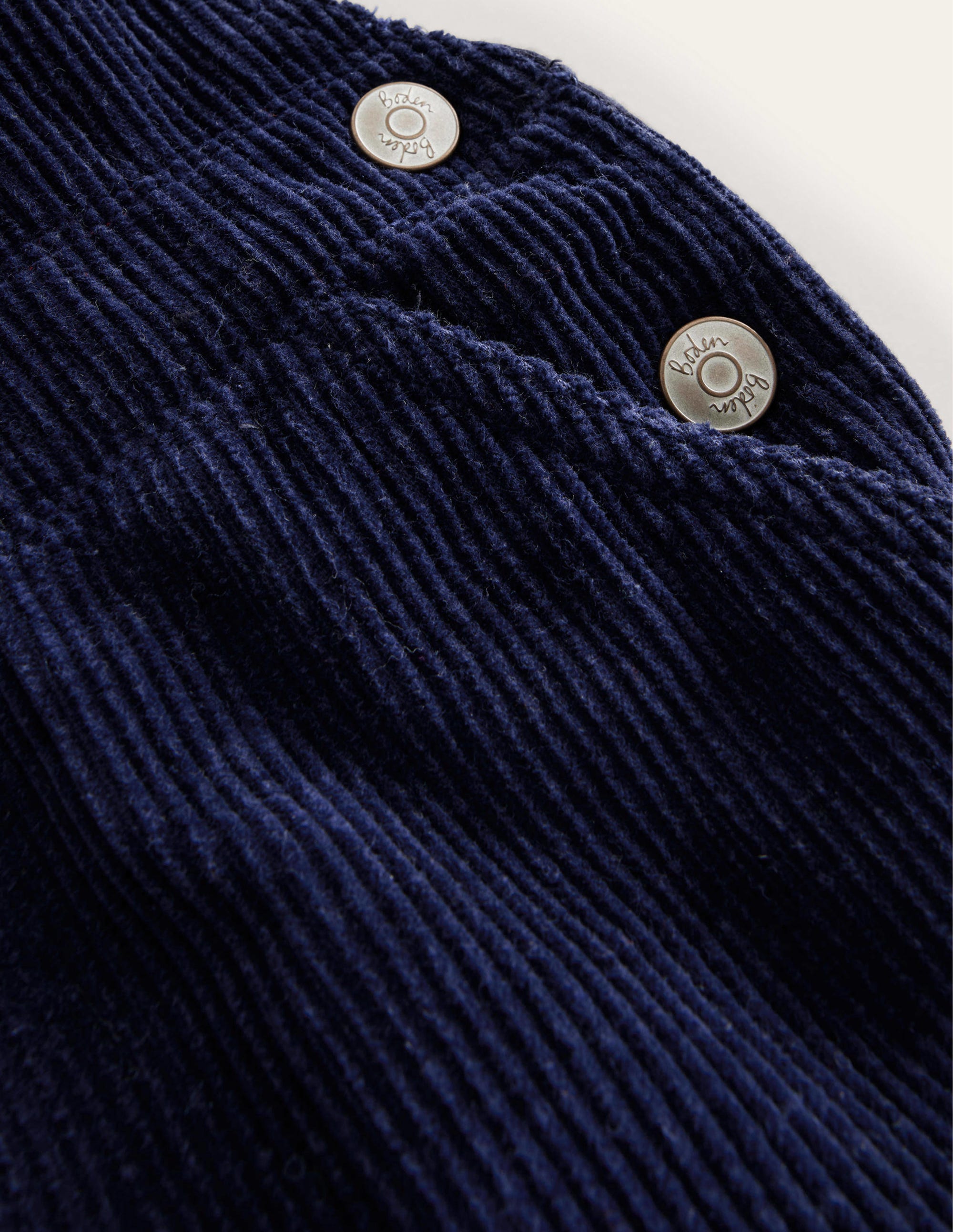 Cord Utility Overalls-College Navy - Image 4